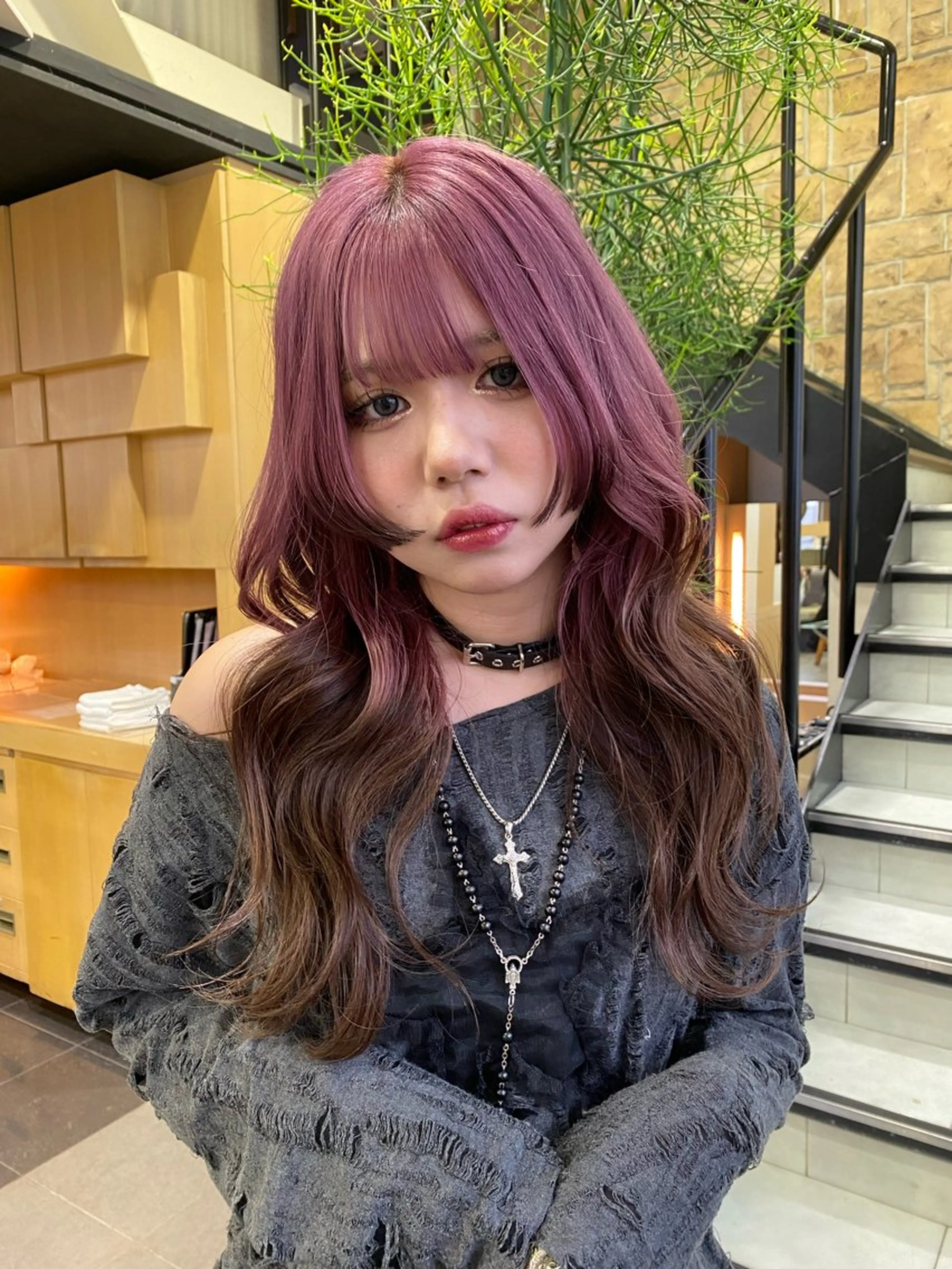 ロング ヘアカラー ネイリスト/ ヘアセット　hinaのヘアスタイル