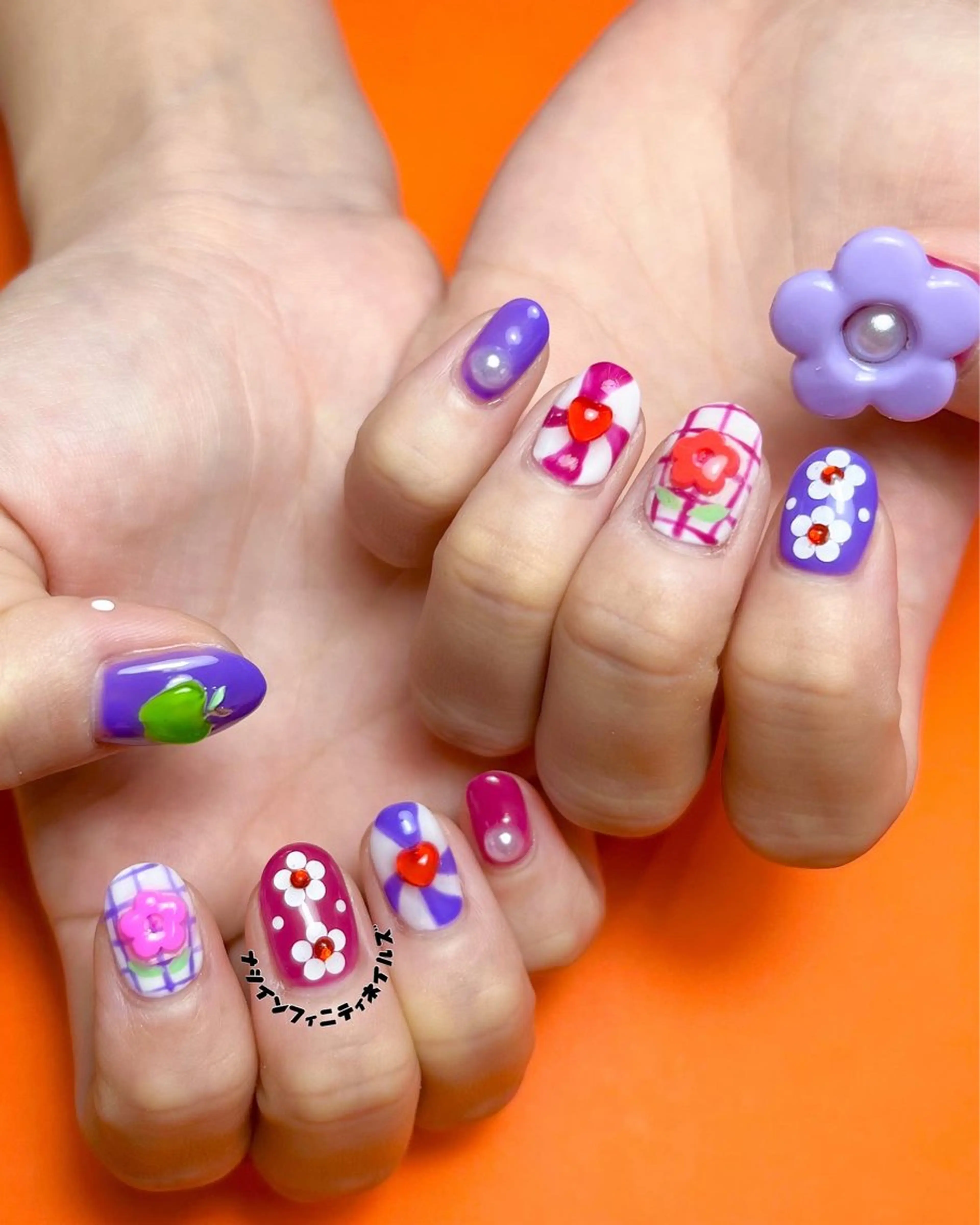 ネイル 持ち込み ハンドネイル ハンドケア ナツインフィニティ ネイルズ(なつ)のネイルデザイン