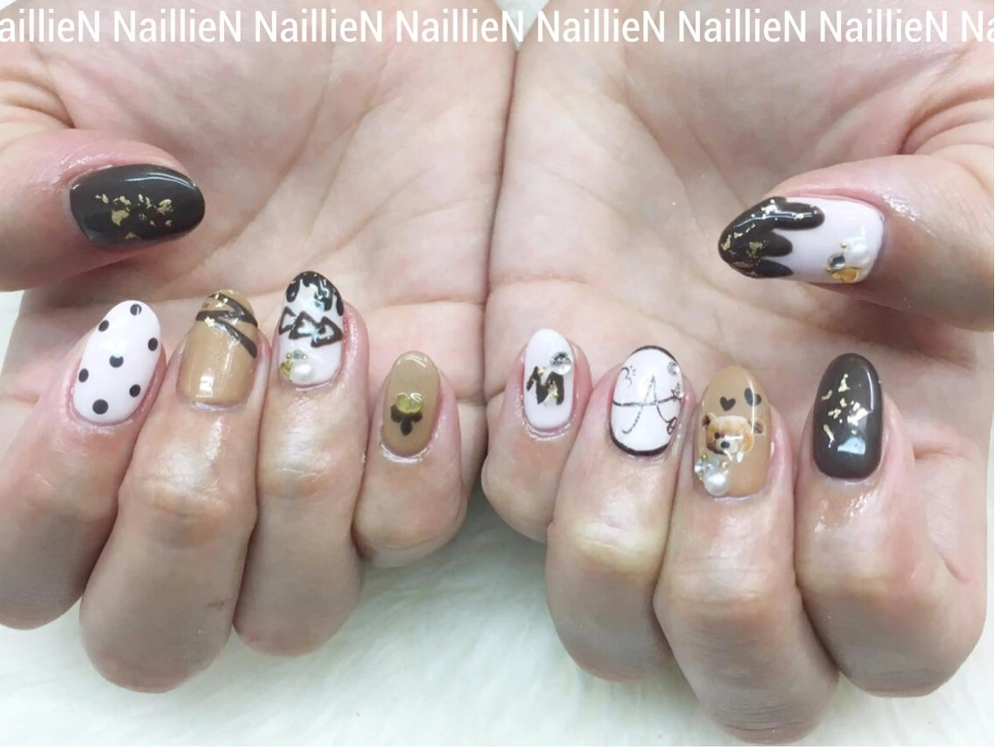 ネイル バレンタイン Nail lieNのネイルデザイン