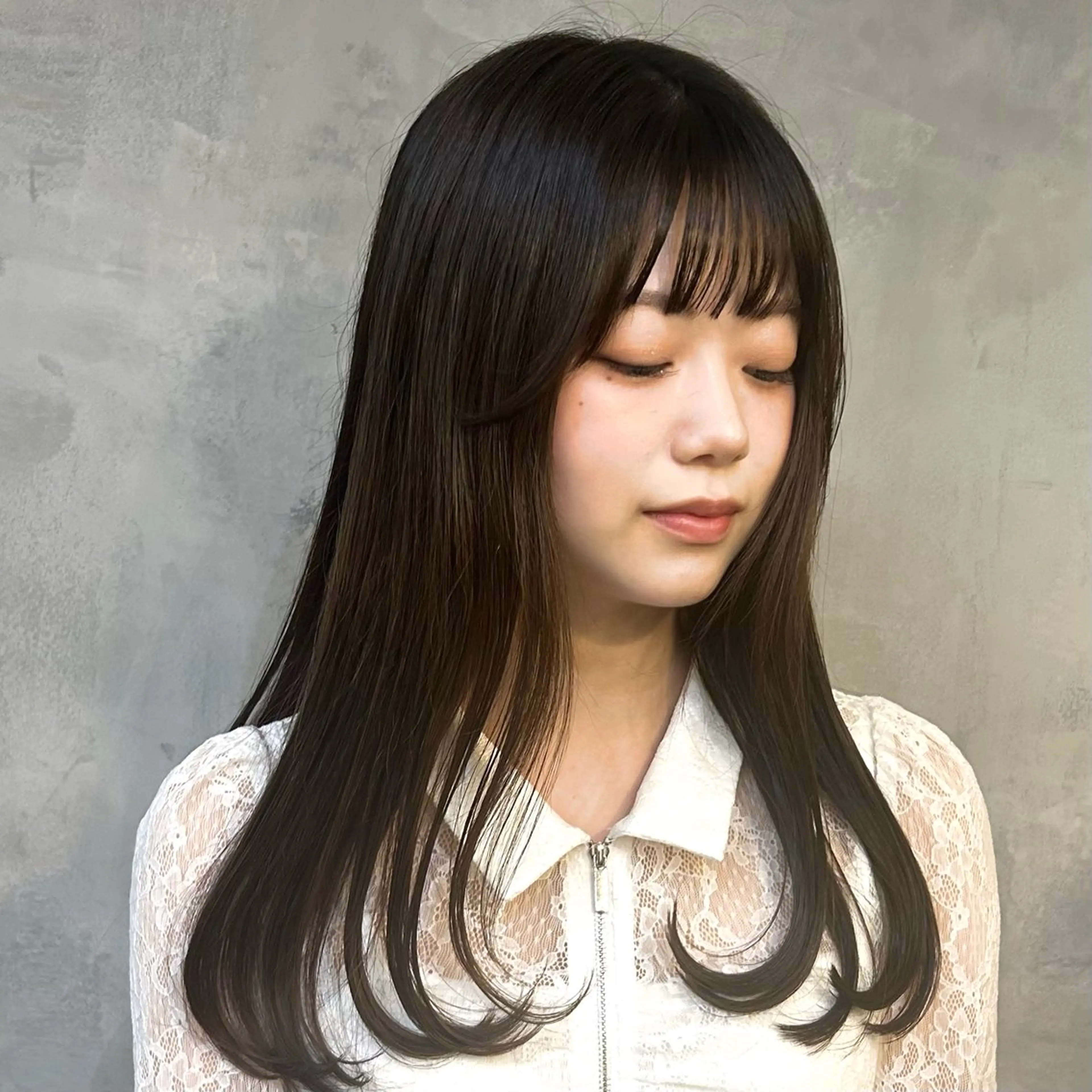 ロング カットモデル/ ayaのヘアスタイル