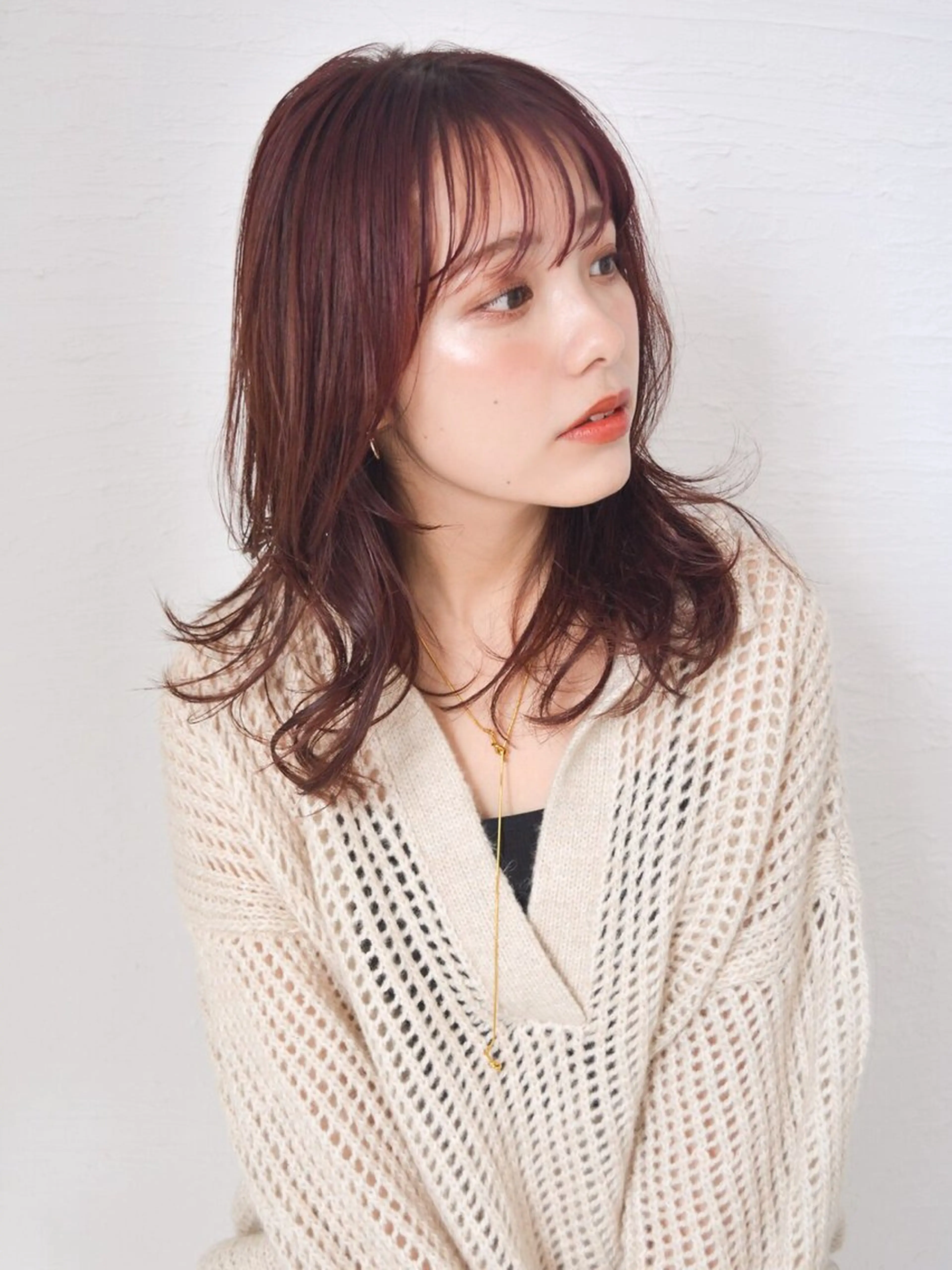 セミロング カラー ヘアアレンジ 大野 優希のヘアスタイル