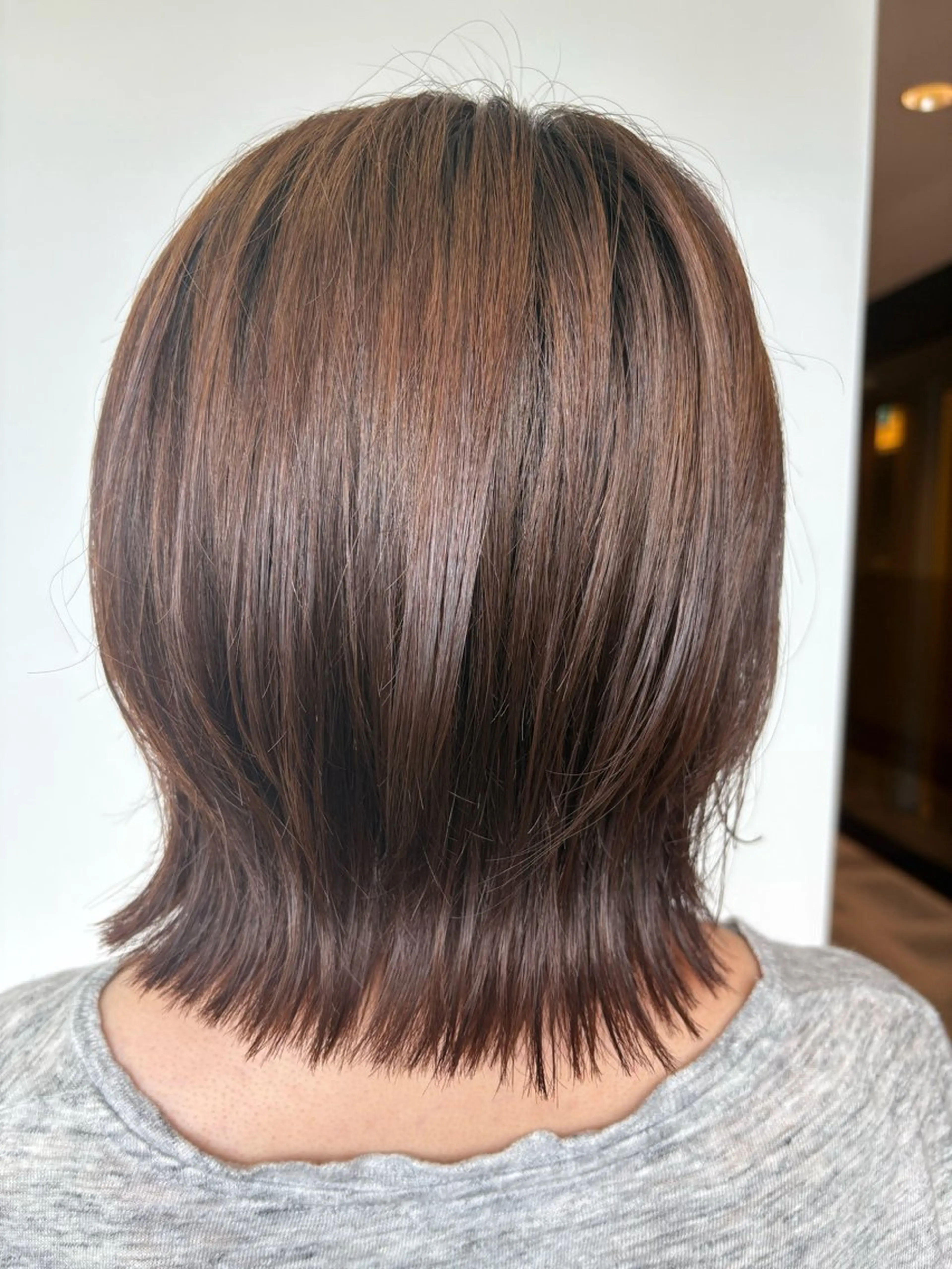 ショート ボブレイヤー ボブ レイヤーカット AZUL所属・YAMADA MAYAのヘアスタイル