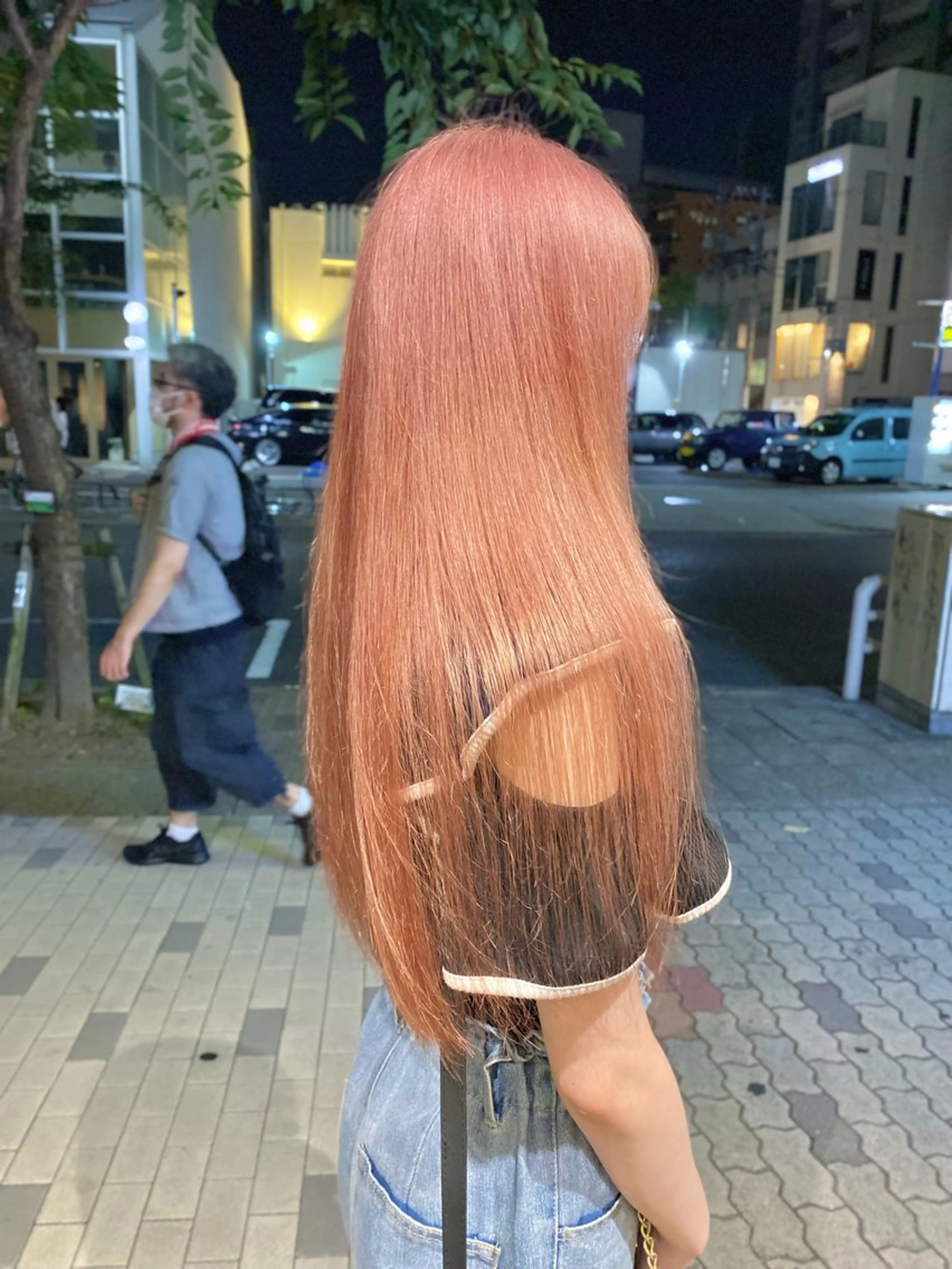 ロング ヘアカラー トリートメント sea's所属・平果帆/レイヤー /矢場町/ブリーチのヘアスタイル