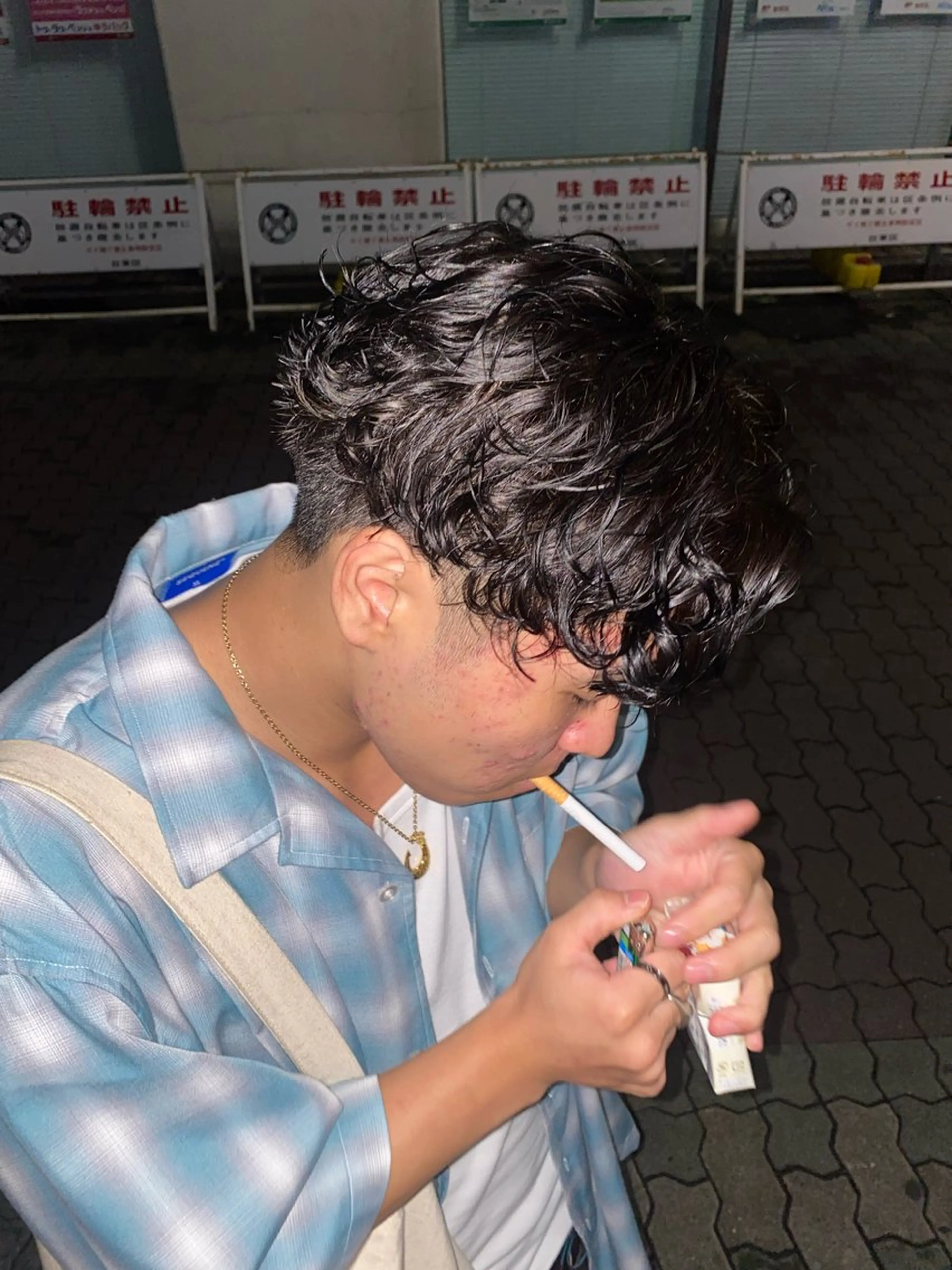 ミディアム パーマ メンズ ミディアムパーマ メンズパーマ スパイラルパーマ 💈メンズカット💈 柿沼友佑のヘアスタイル