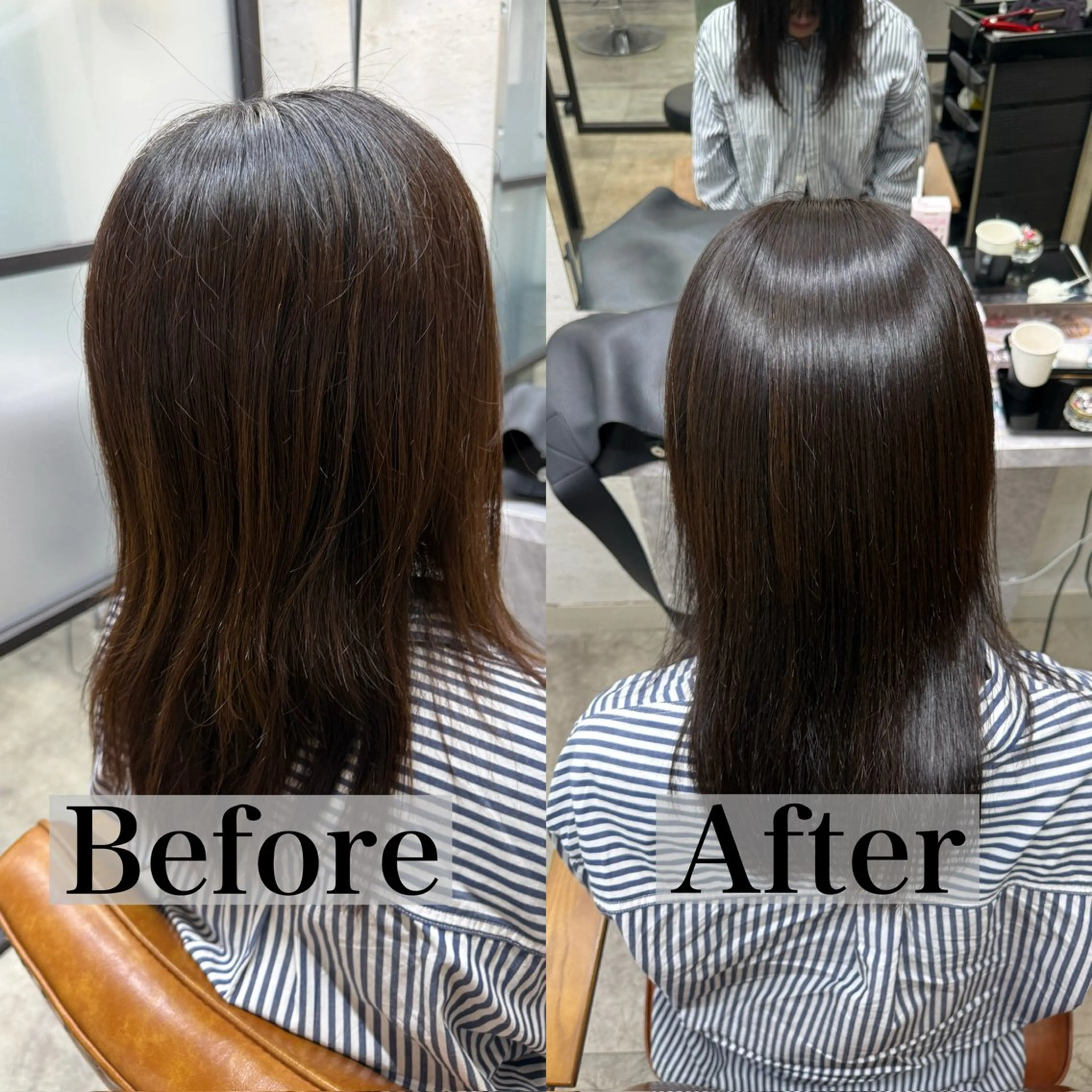 ロング ⭐️立川/縮毛矯正 /髪質改善⭐️のヘアスタイル