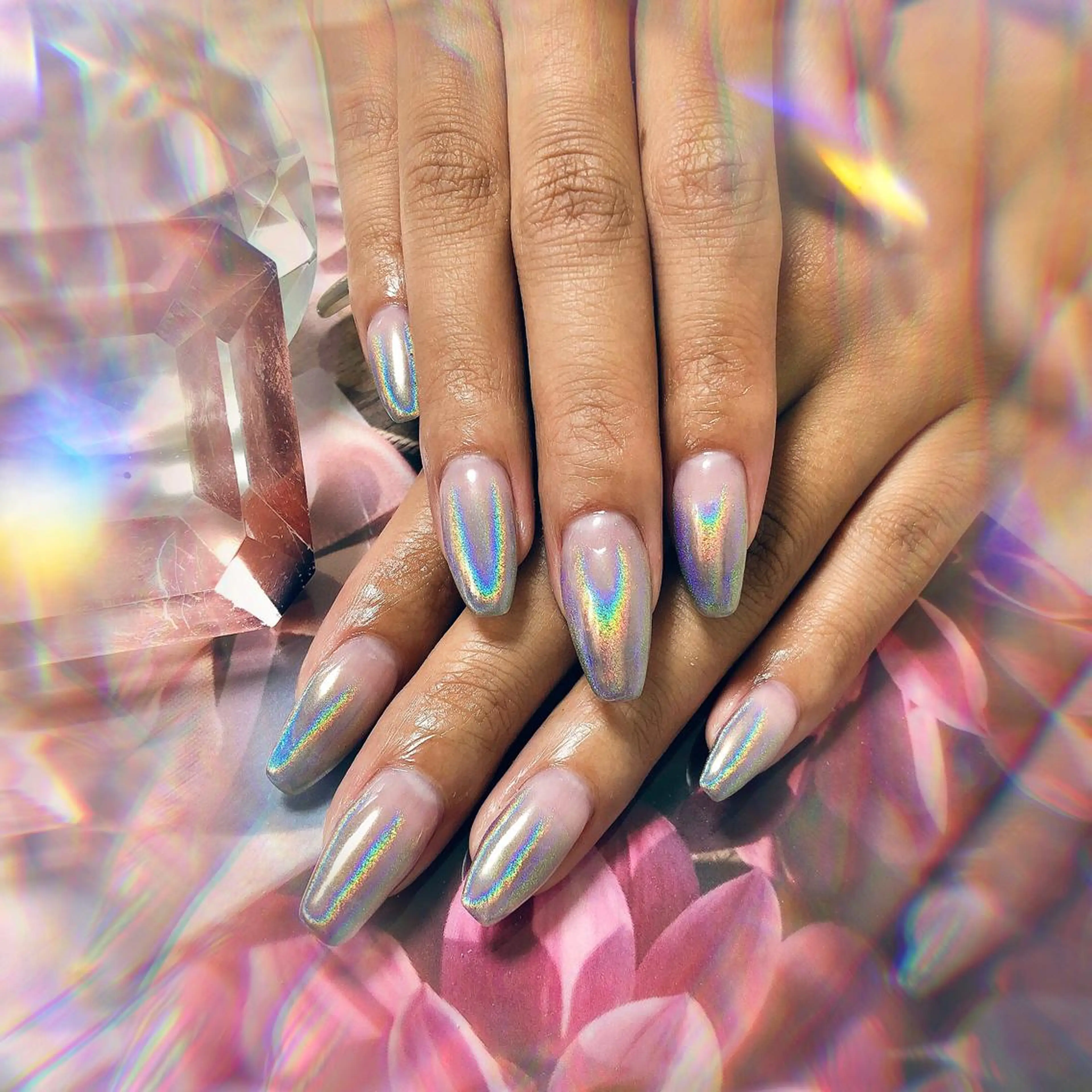 ロング ネイル ハンドネイル ハンドケア 💎ビューティサロン 湘南　RIRAN💎のネイルデザイン