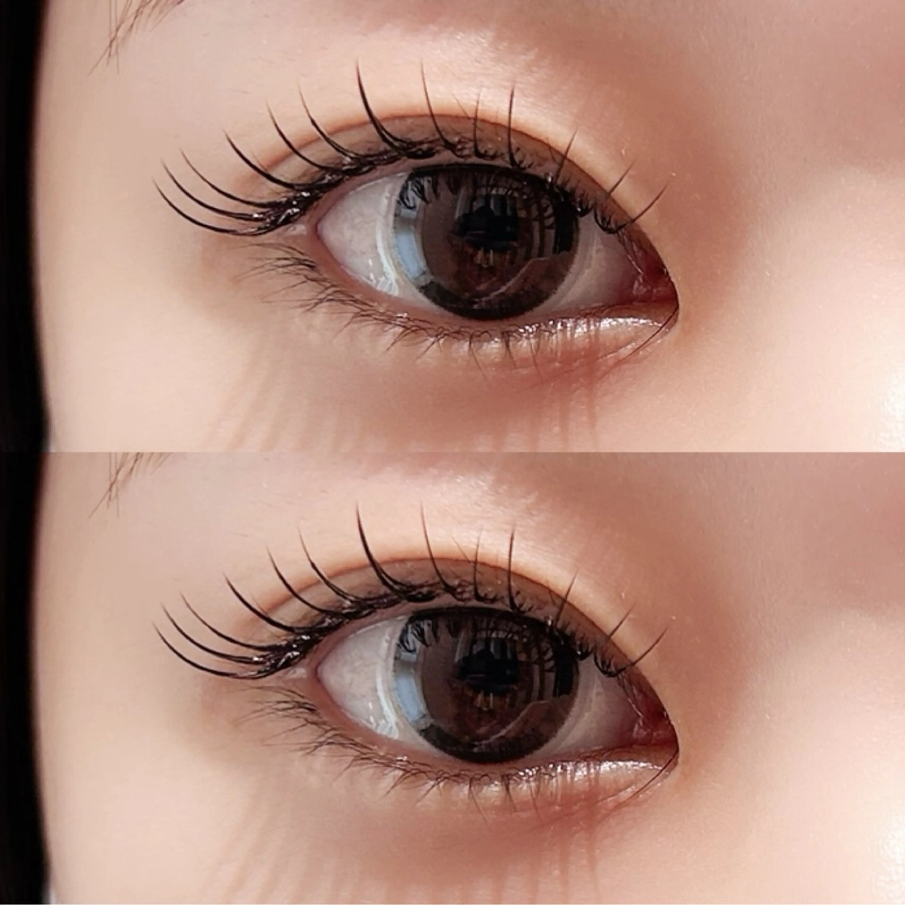 マツエク・マツパ Cカール フラットラッシュ H. tomoのマツエク・マツパデザイン