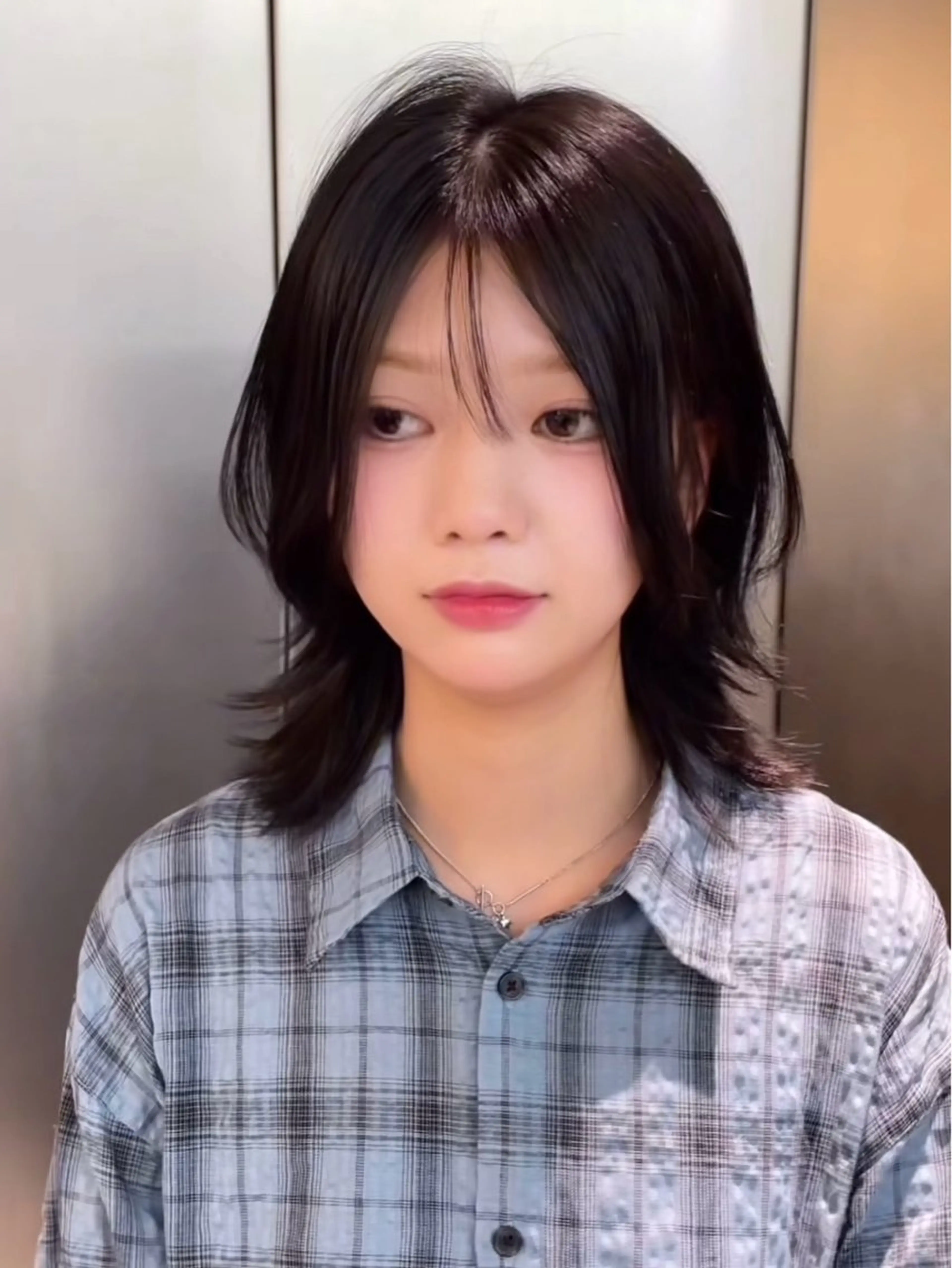 ミディアム ウルフカット 似合わせカラー× ウルフカット/ホマレのヘアスタイル