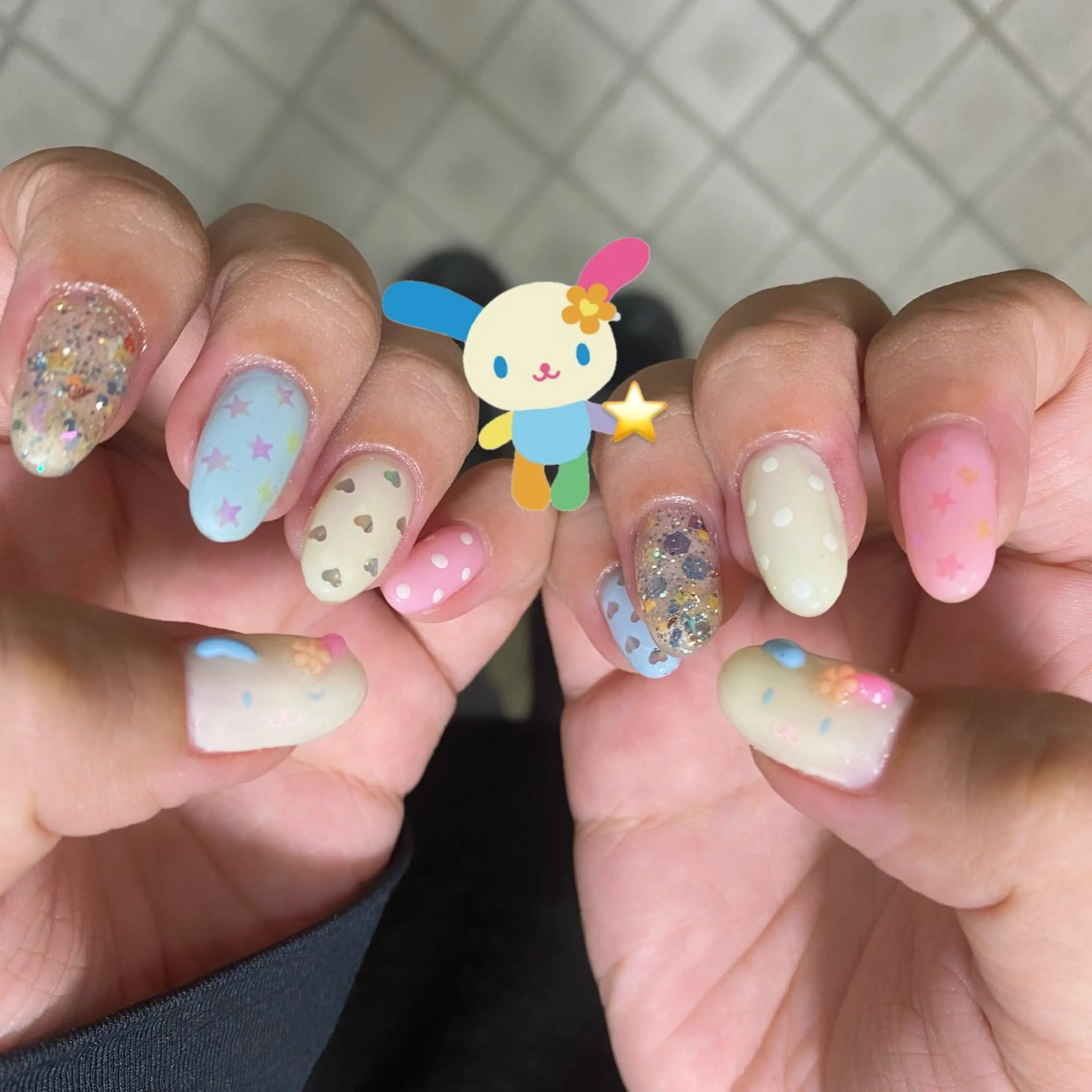 ネイル nano/きもかわ nail🐬🫧のネイルデザイン