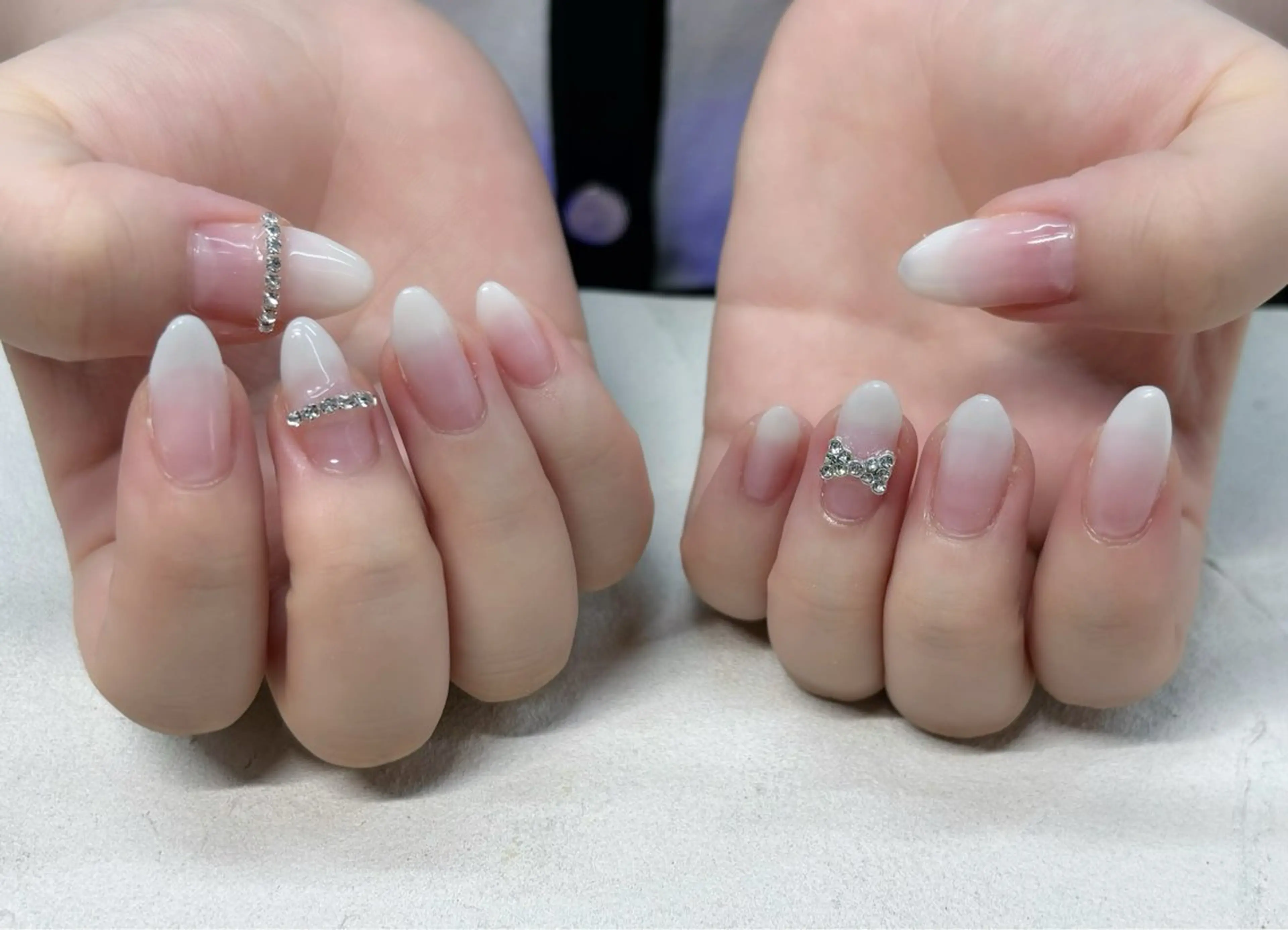 ネイル グラデーション 持ち込み ハンドネイル Bianca 村田のネイルデザイン