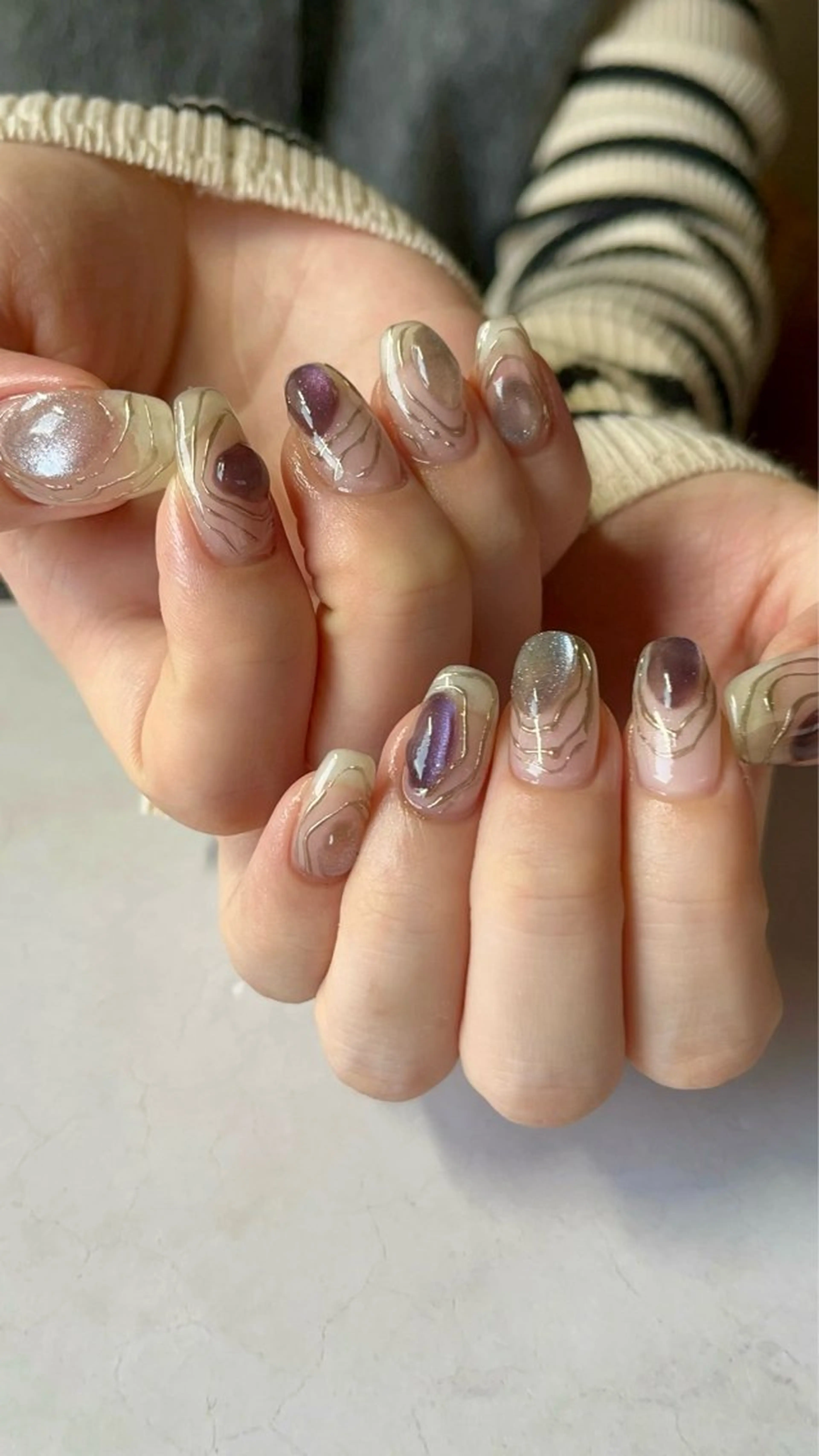 ネイル ハンドネイル MUKUTOU nail 　YUKIのネイルデザイン