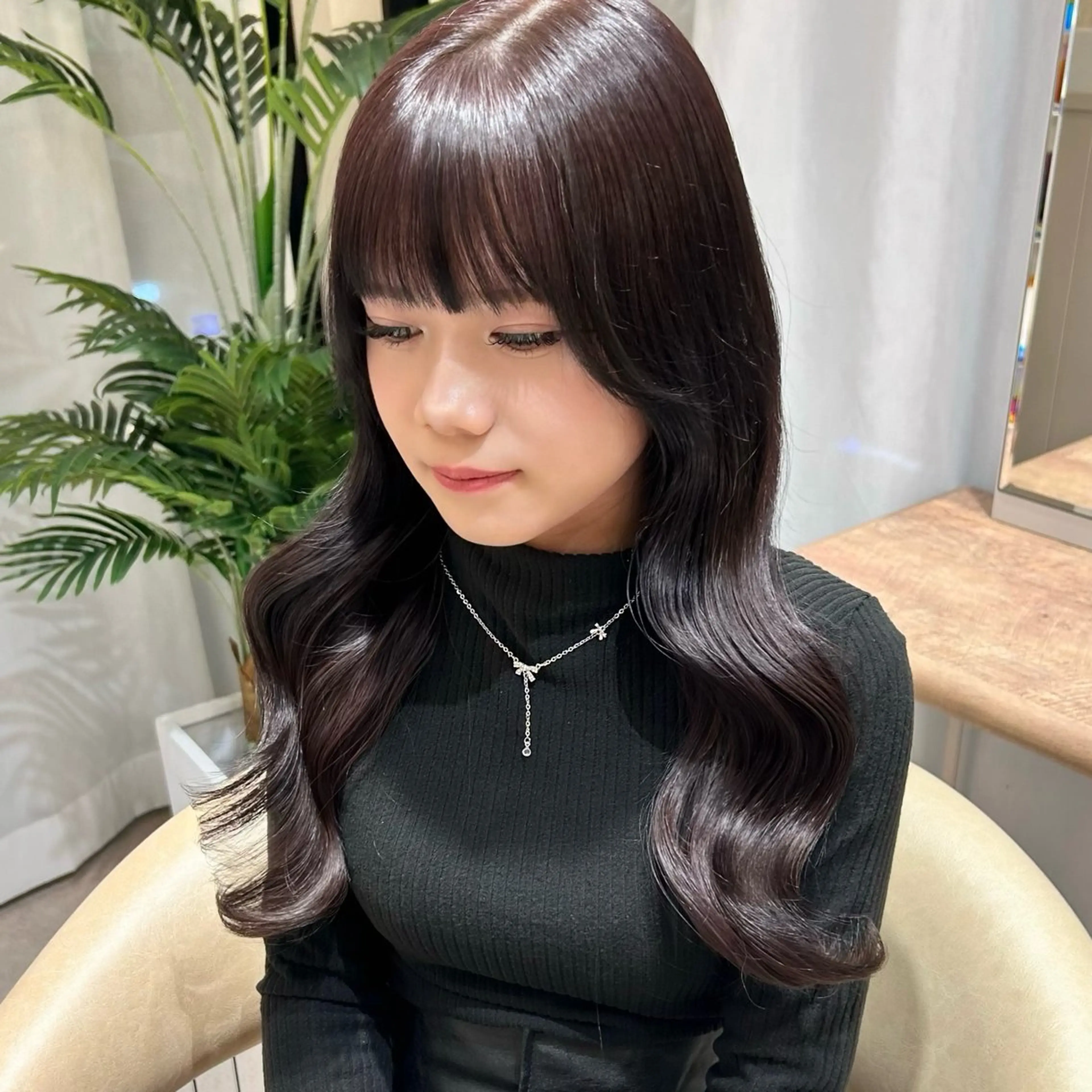 ロング カラー カット ヘアカラー トリートメント レイヤー/艶カラー/ Natsuho💞のヘアスタイル