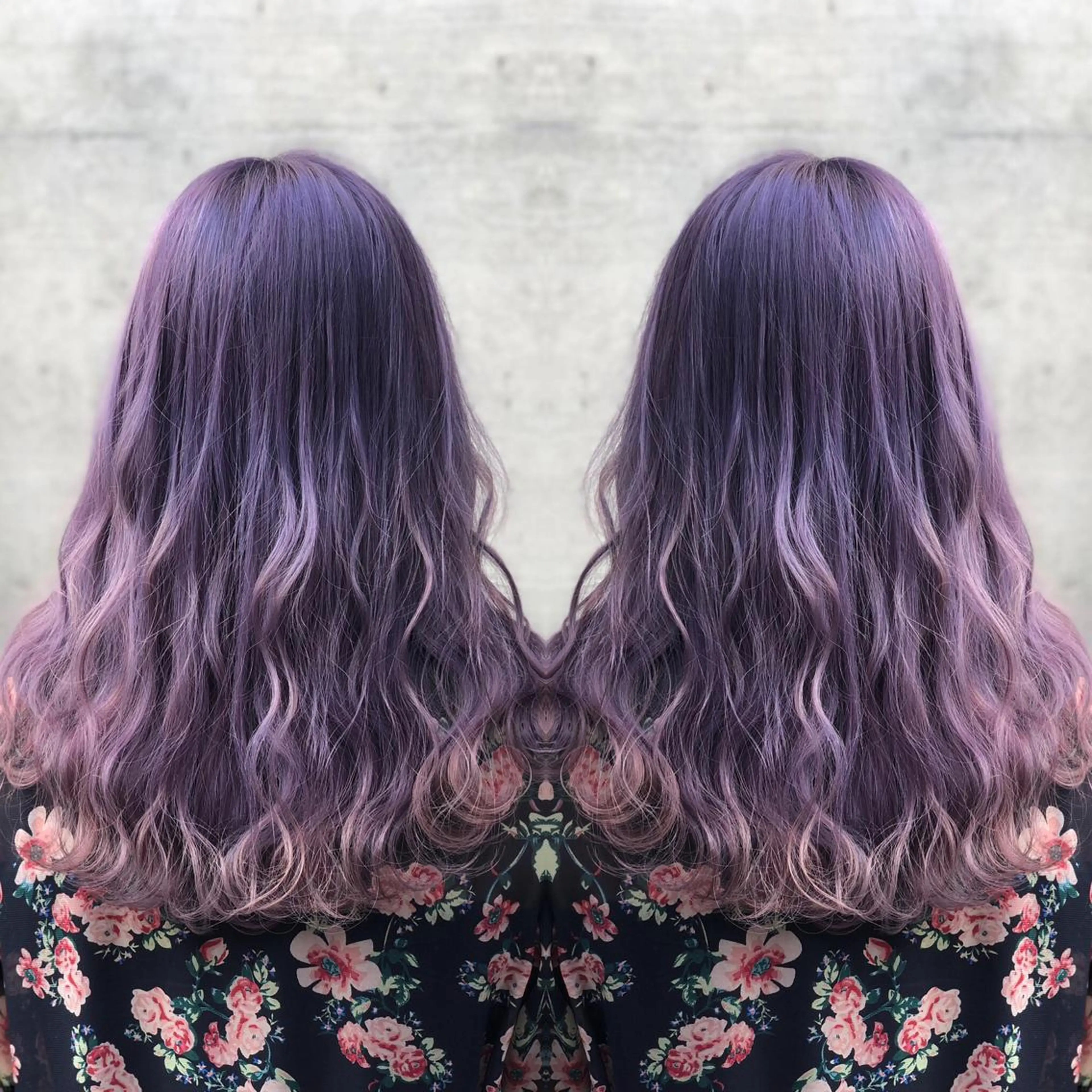 ロング カラー アッシュ ブリーチ ラベンダーカラー ラベンダーアッシュ ALLY（アリー）所属・ミニモお気に入り数 No.1宍戸雄弥のヘアスタイル