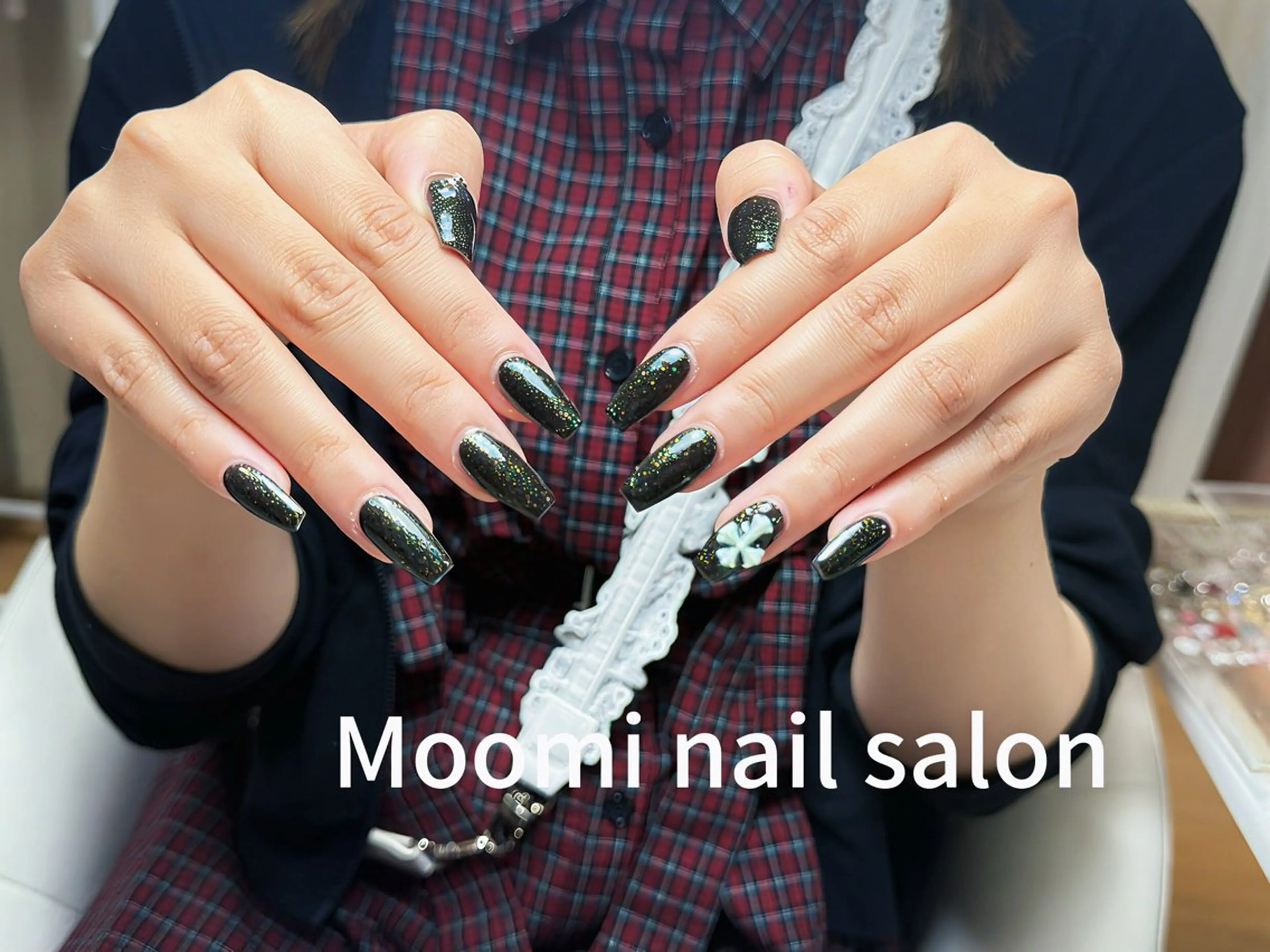 ロング Moomi あずりのネイルデザイン