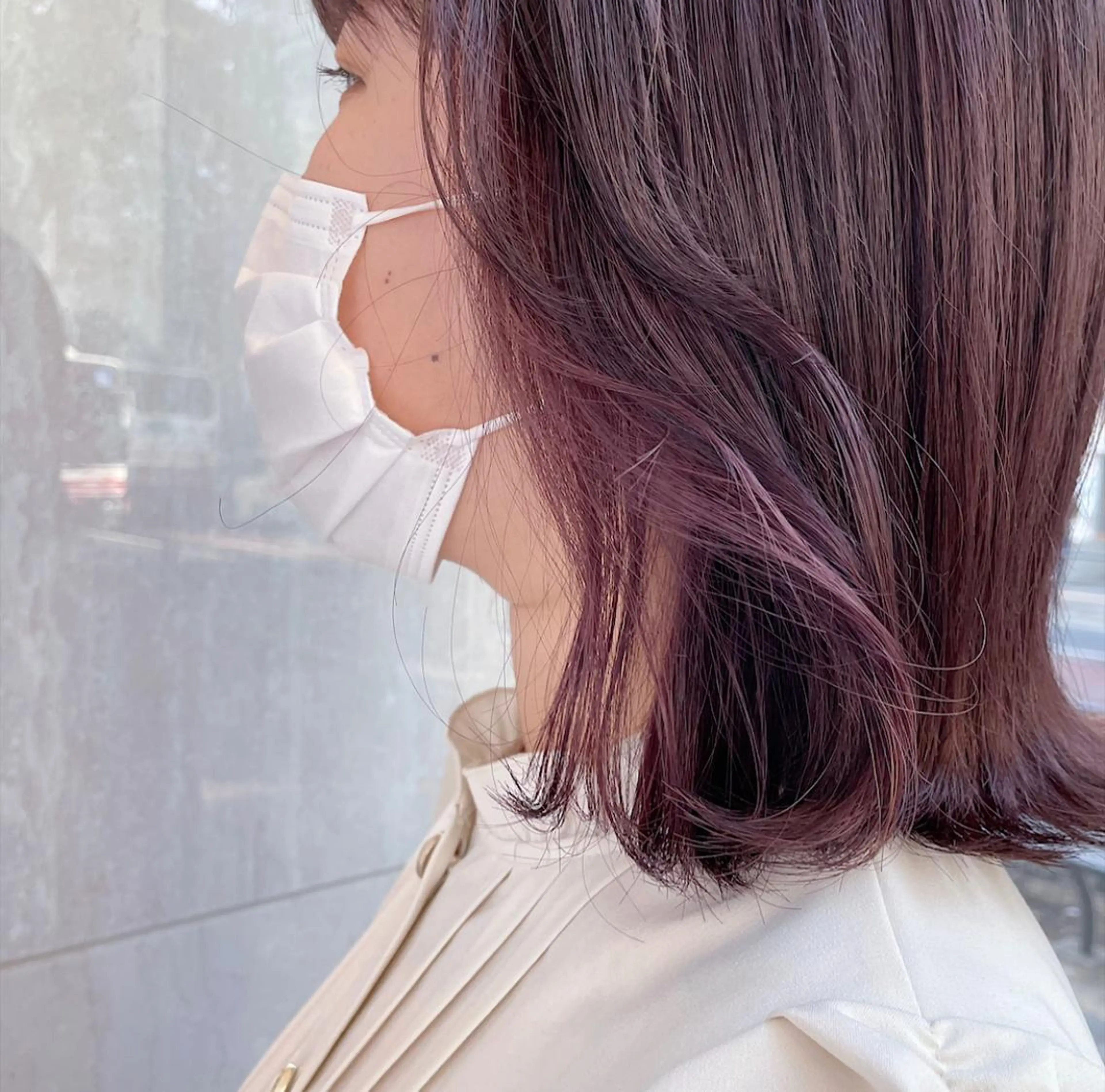 ミディアム カット ヘアカラー トリートメント ヘッドスパ BiBi    武田 あやのヘアスタイル