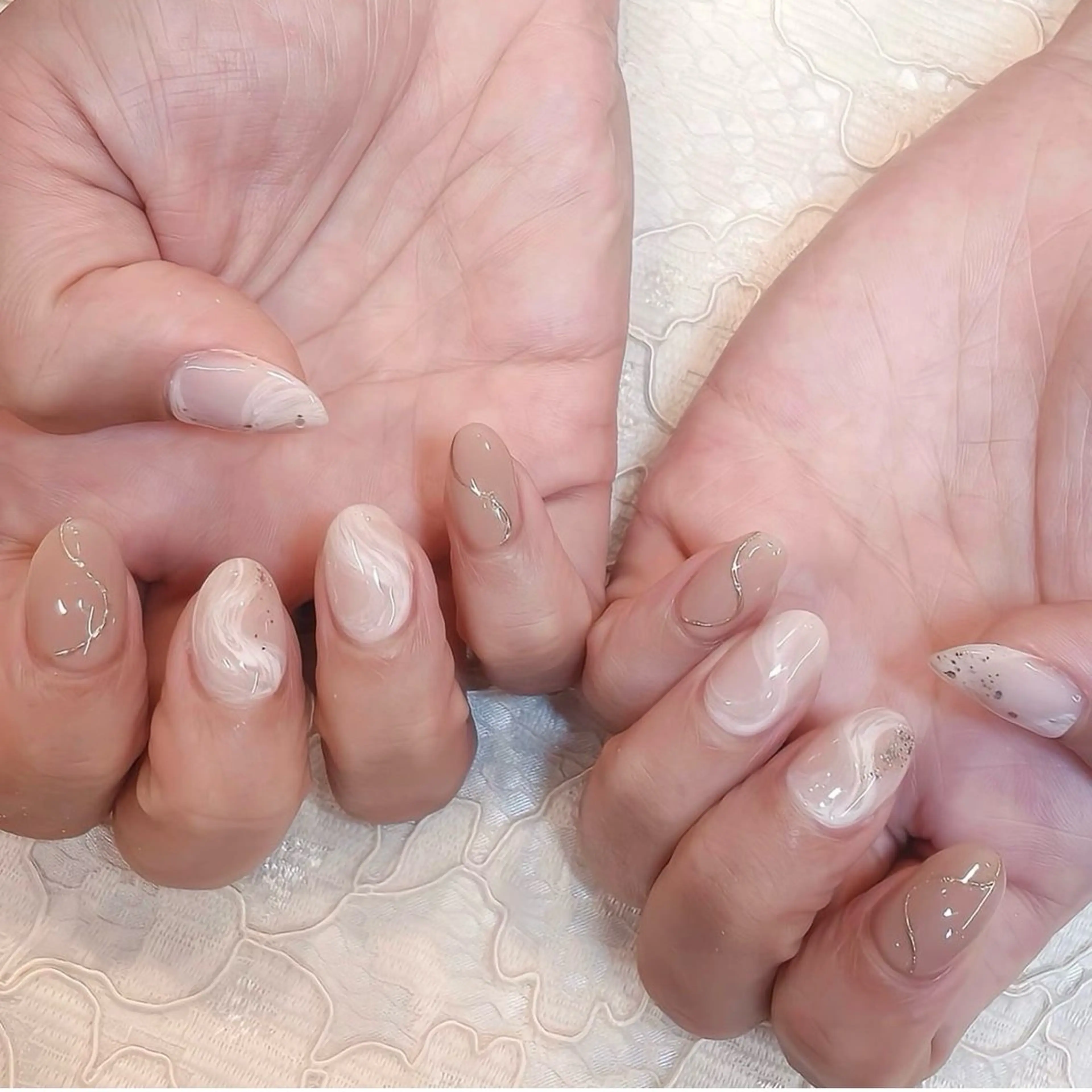 ネイル Aube Nail 佐藤のネイルデザイン