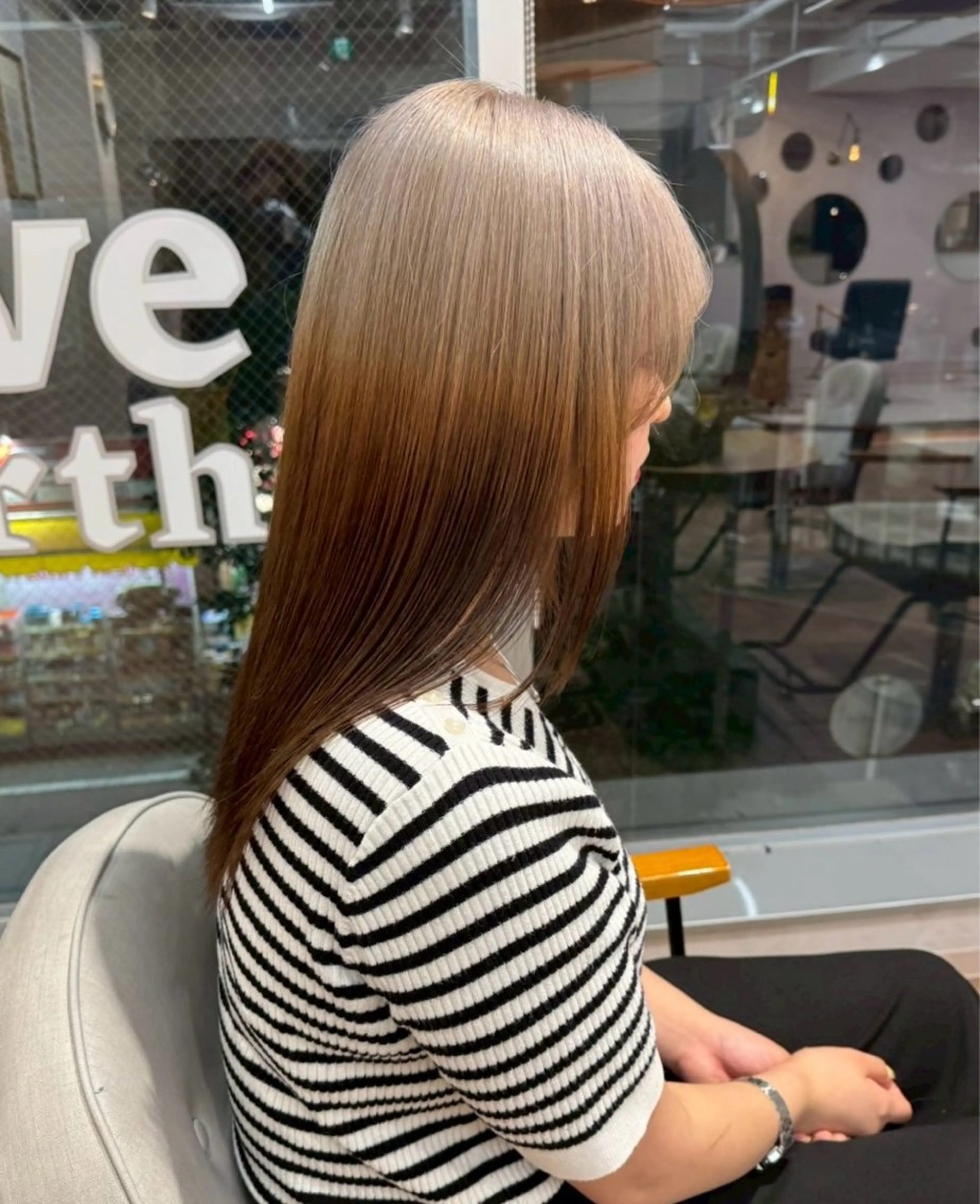 ロング カラー ヘアカラー トリートメント 北村 優斗のヘアスタイル