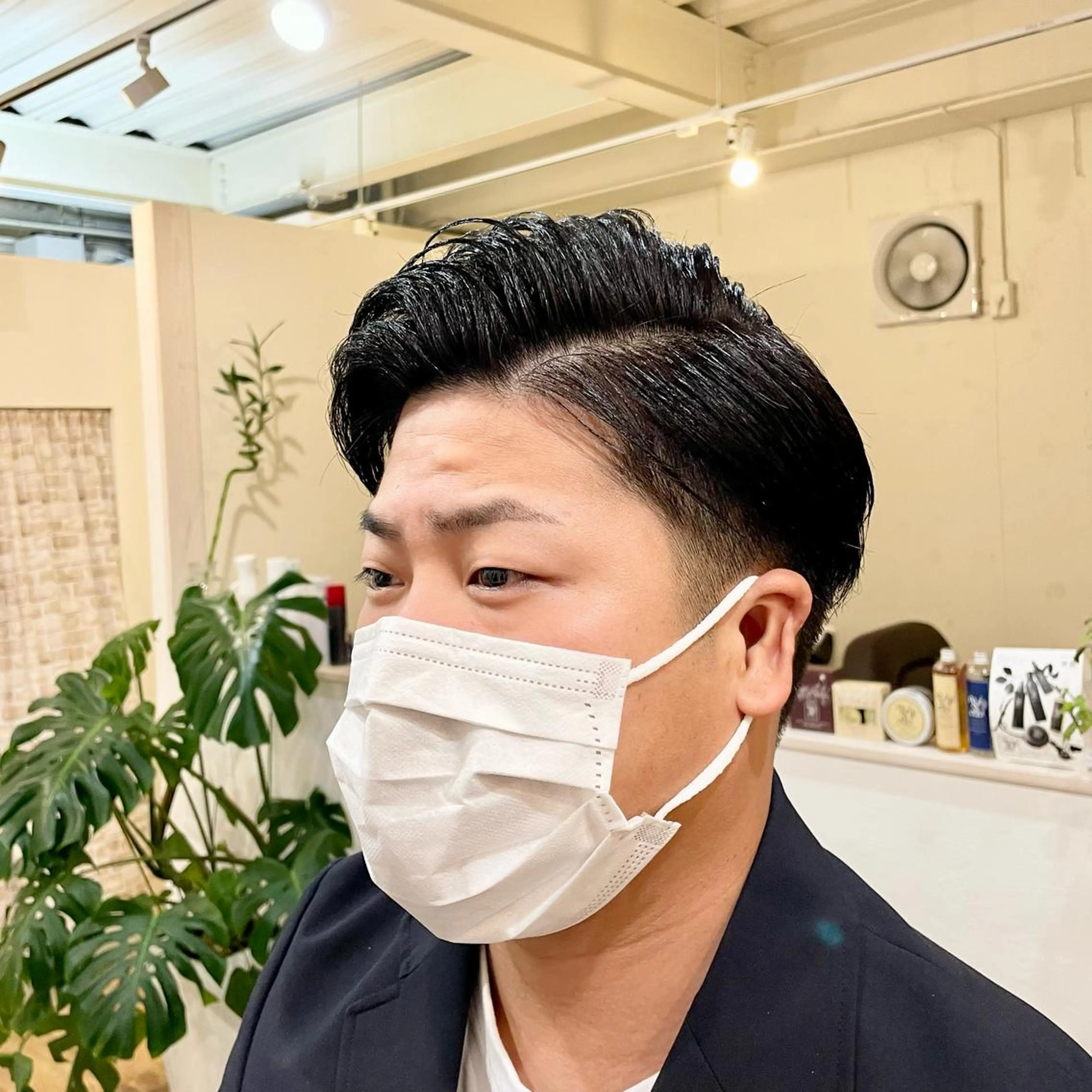 ショート メンズ 七三 Regalo hair atelier　レガロ　ヘア　アトリエ所属・美髪矯正/髪質改善 レガロ堺市伏尾/松田のヘアスタイル