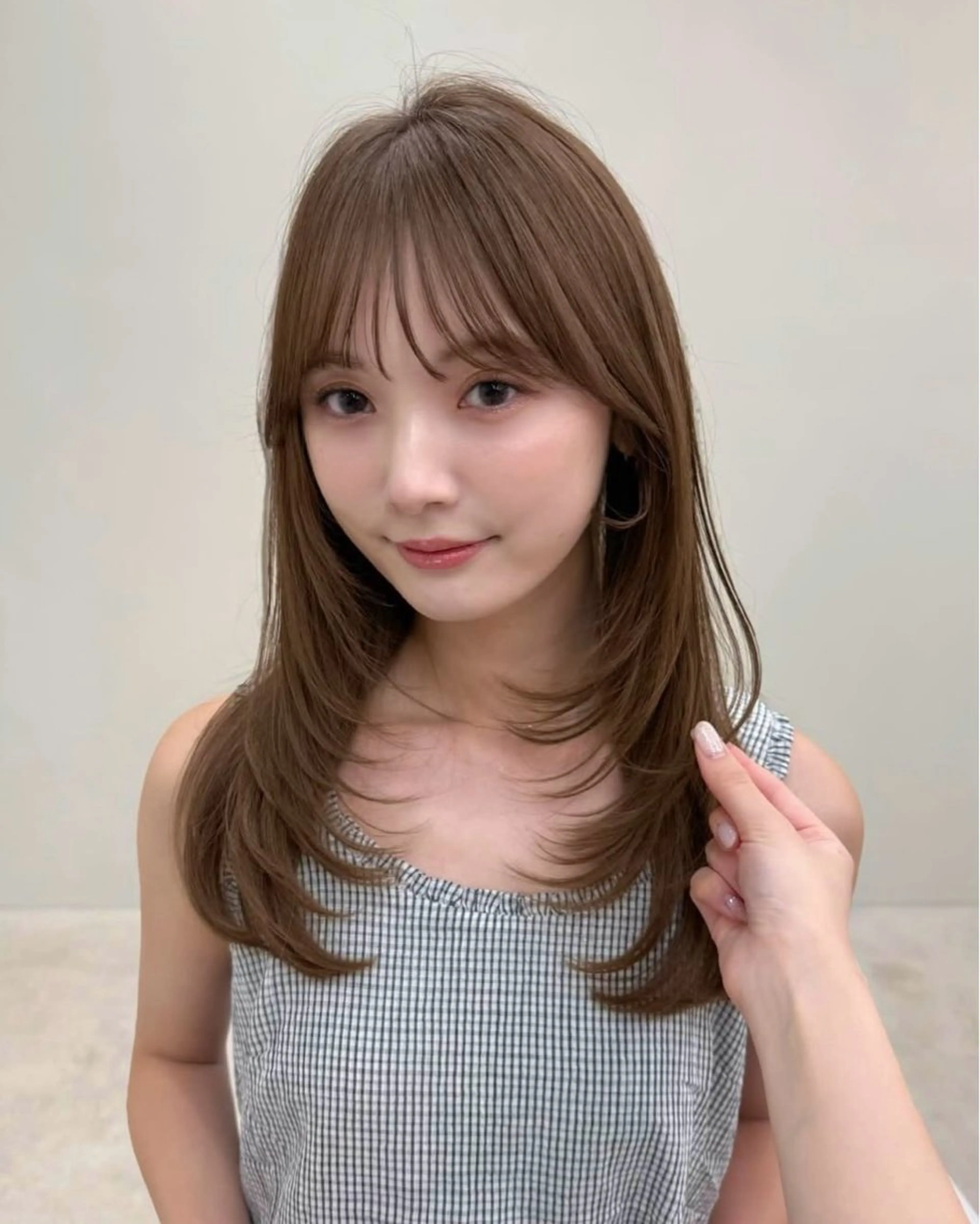 ミディアム 似合わせカット トリートメント sora/レイヤー/ 似合わせカット🎀のヘアスタイル