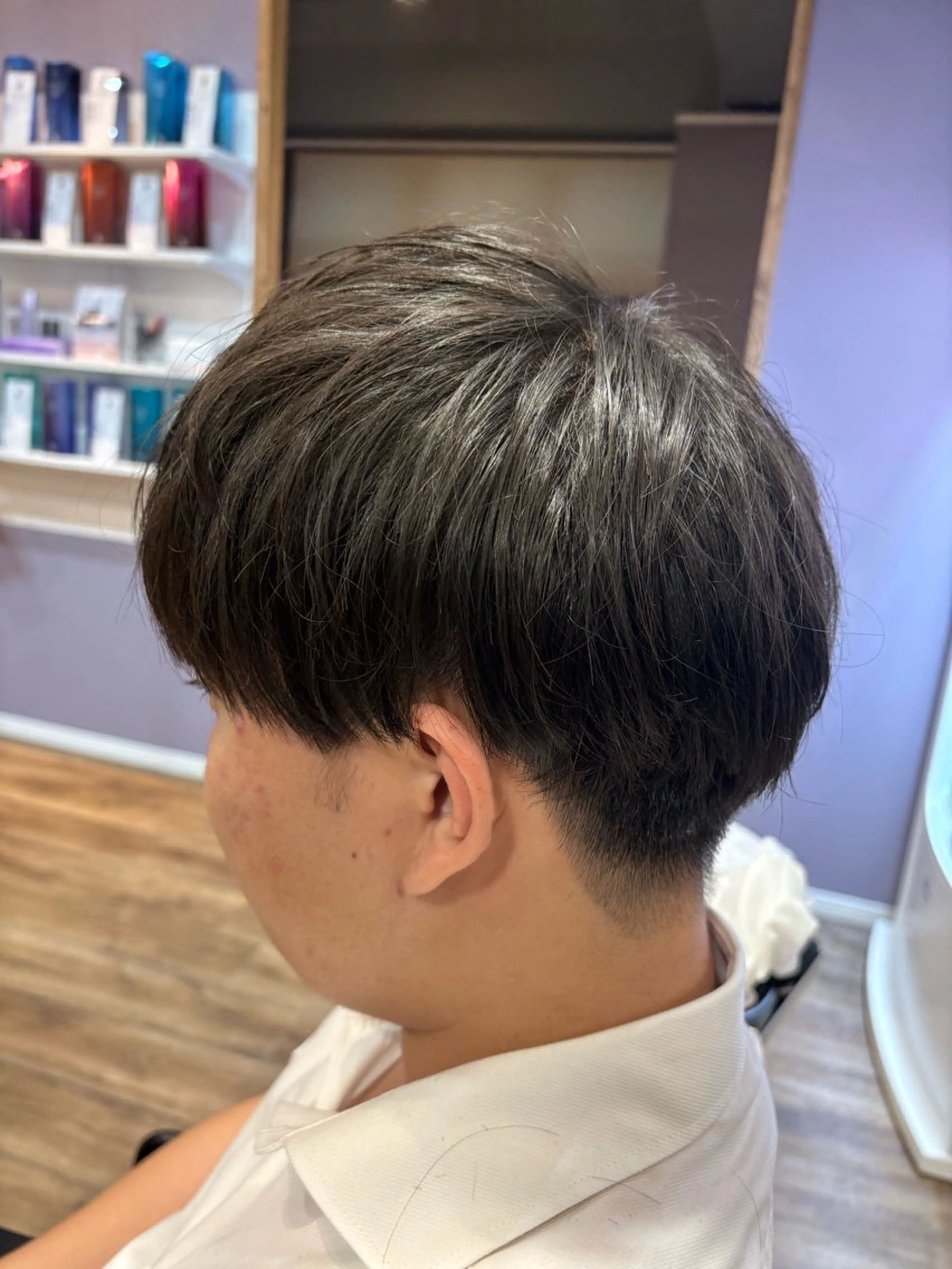 ショート メンズ マッシュ 刈り上げ カット ヘアカラー メンズ特化⭐️ ハイトーン/yutoのヘアスタイル