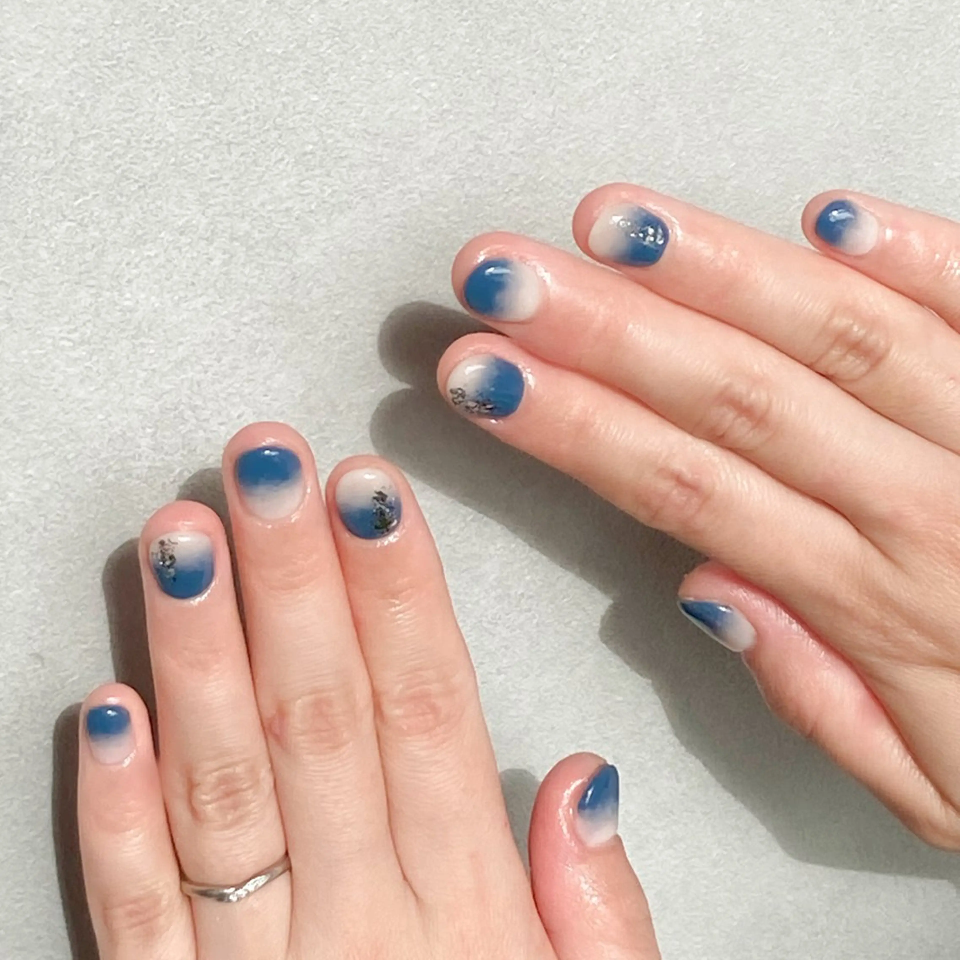 ネイル 持ち込み ニュアンスネイル ショートネイル ハンドネイル Terrace＋所属・Terrace＋ Nailのネイルデザイン