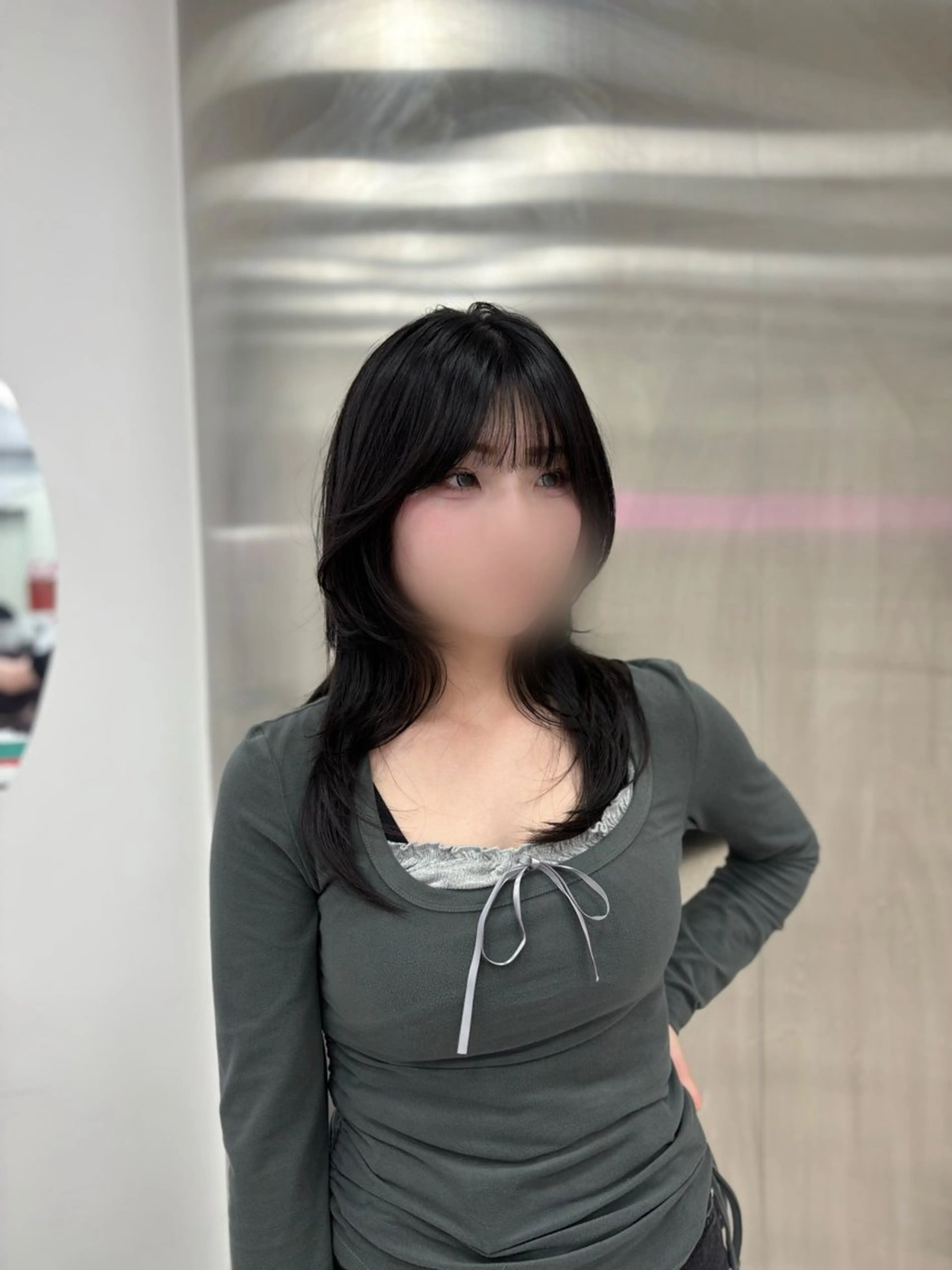 セミロング カラー カット ヘアカラー トリートメント ヘッドスパ ヘアセット 表参道ハッシュカット レイヤー/リノンのヘアスタイル