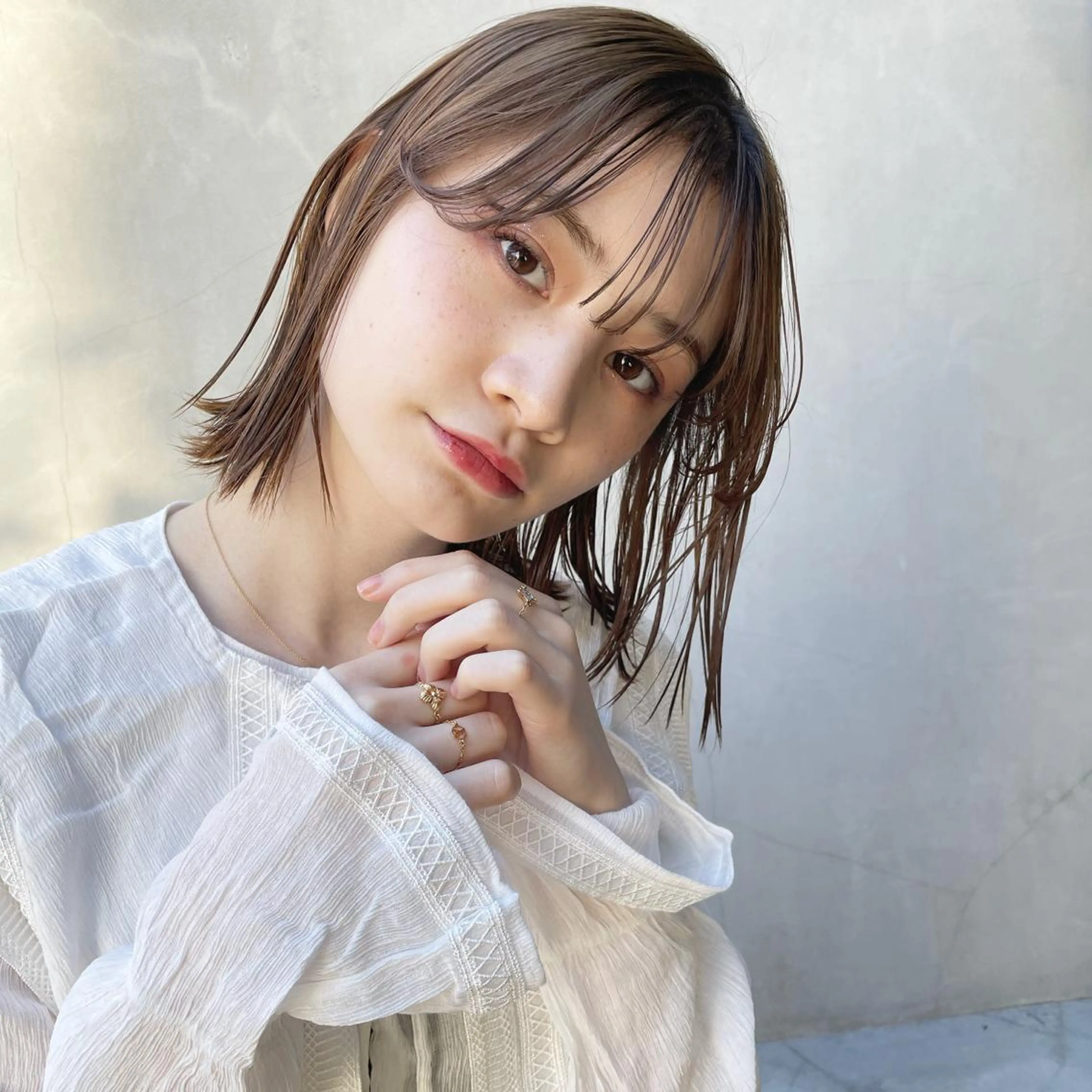 ショート カラー カット ヘアカラー トリートメント 🫧透明感ヘア🫧 🧸竹花　彩希🧸のヘアスタイル