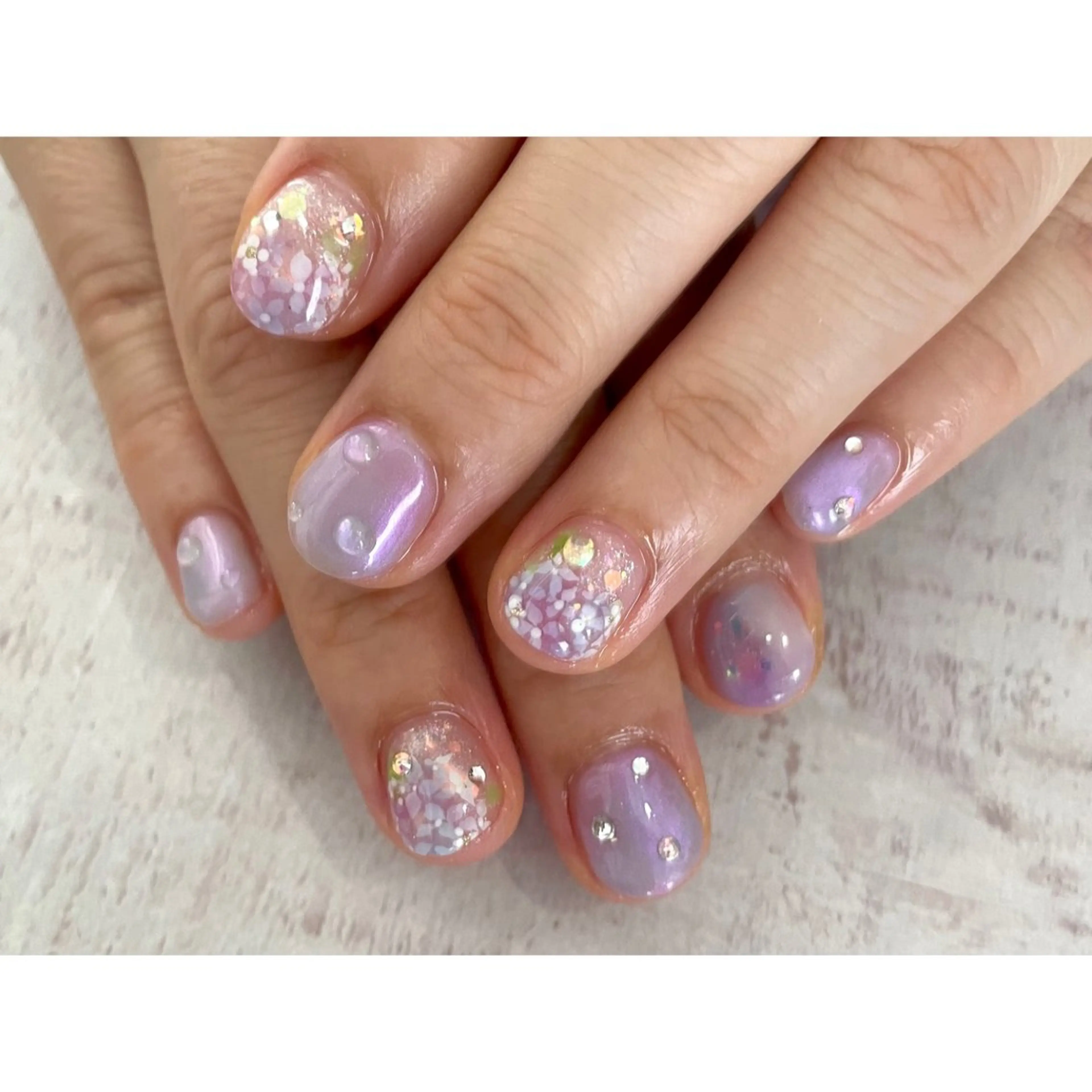 ネイル 𖡼 yumenoのネイルデザイン