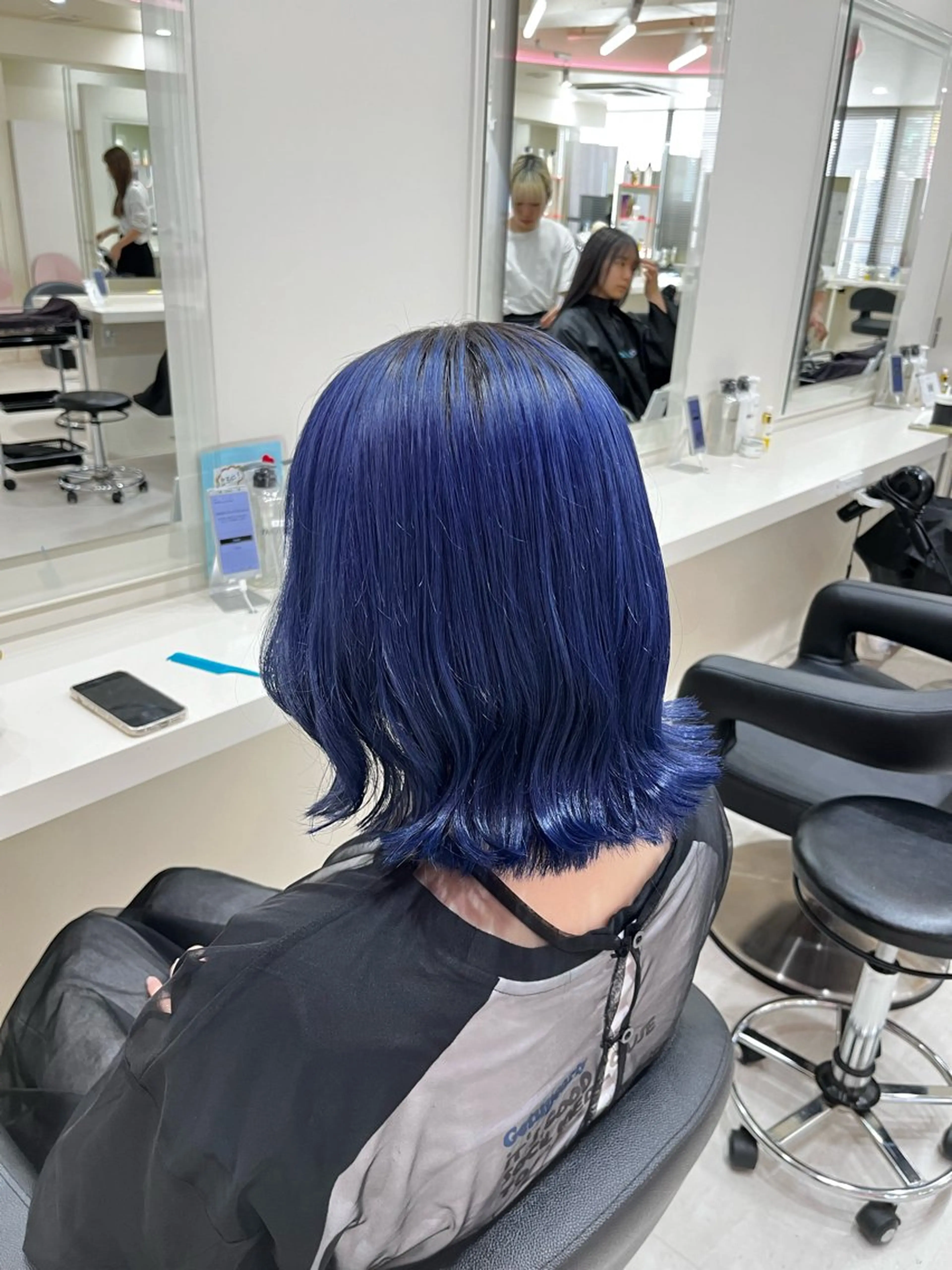 ミディアム カラー ハイトーン🌈メンズ カット♡Machanのヘアスタイル