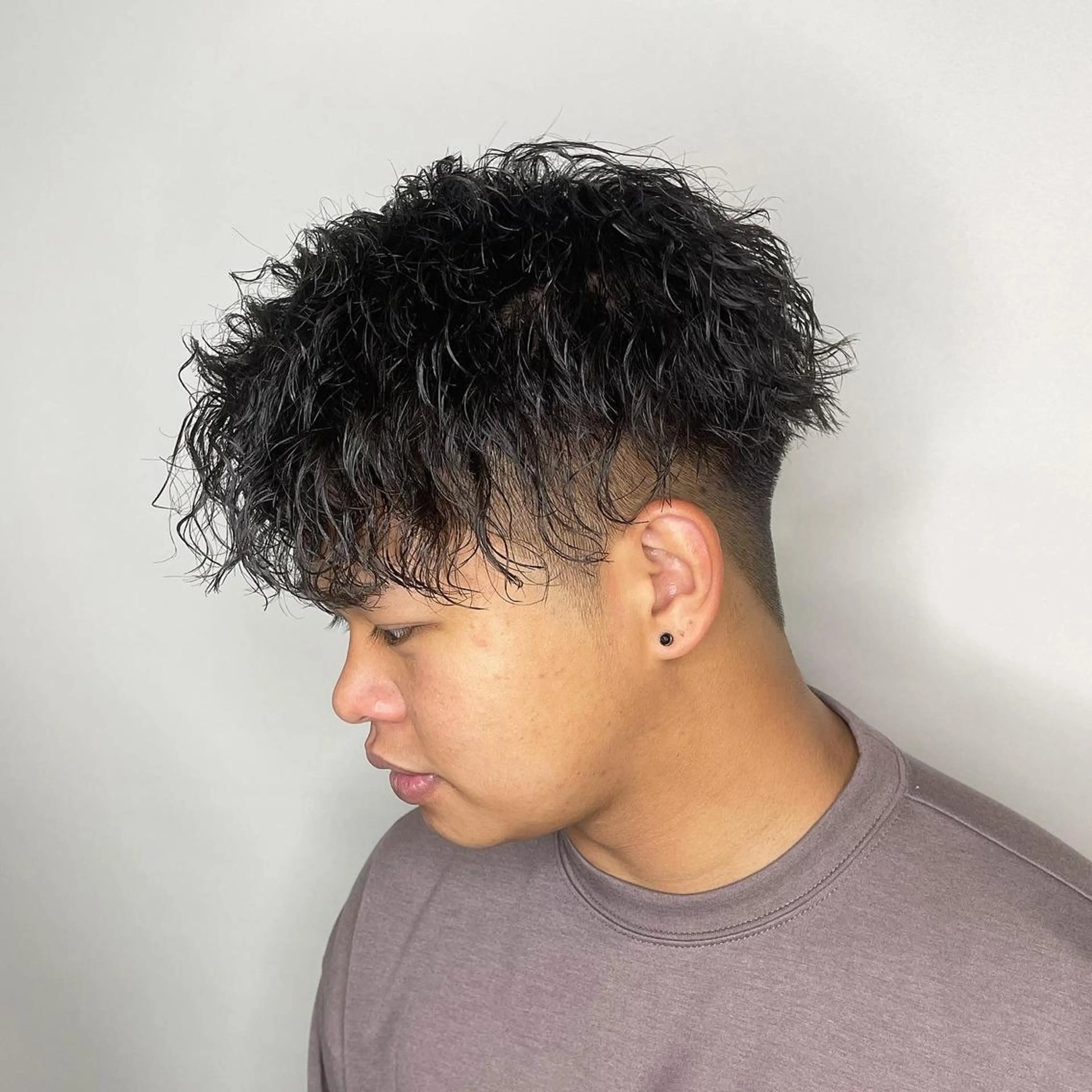 パーマ メンズ カット パーマ トリートメント Le'a所属・渋谷/フェード/ 國分 翔のヘアスタイル