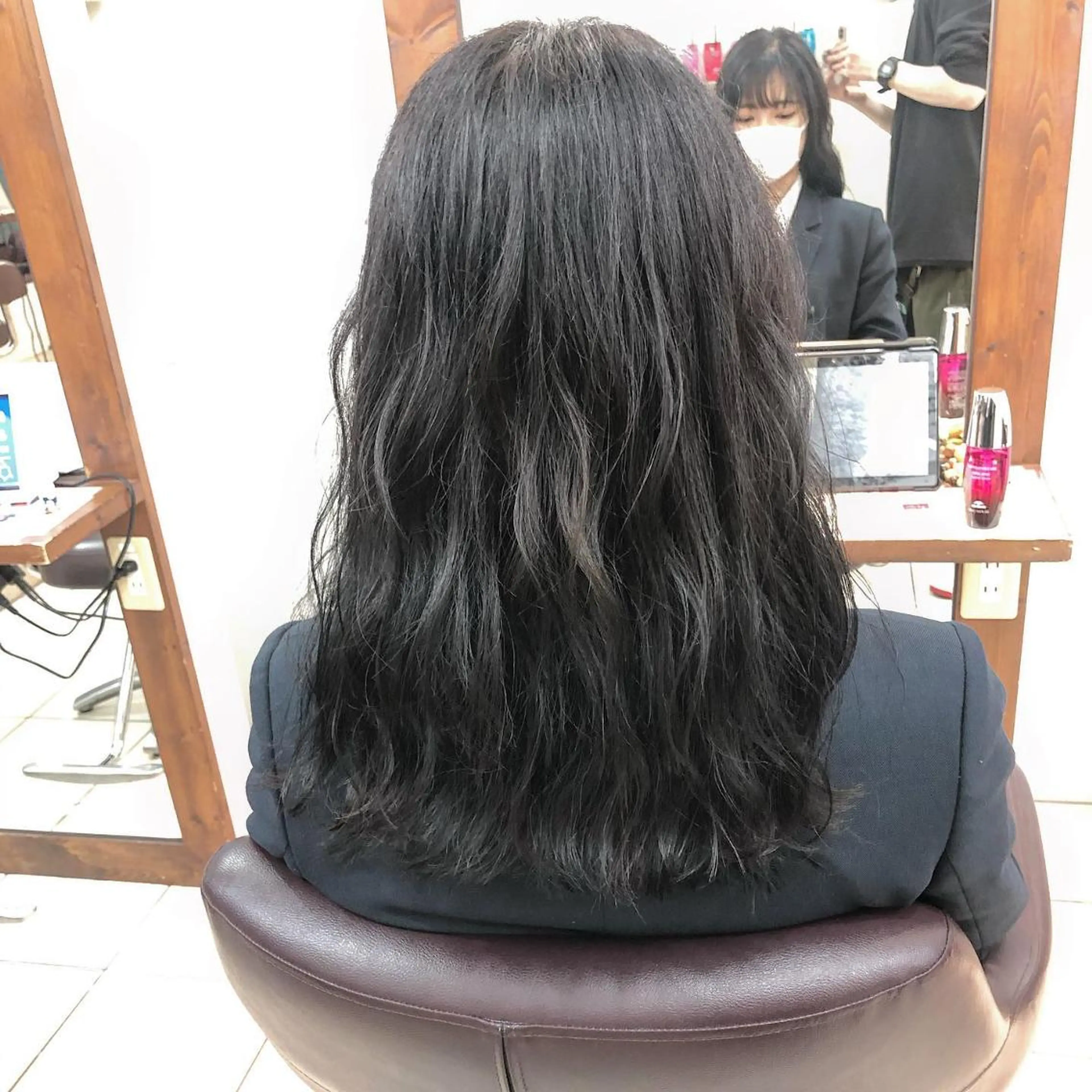 カラー アディクシーカラー アッシュ ブリーチ ブルーカラー ダブルカラー 🌈ハイトーン/ ワタル🌈のヘアスタイル