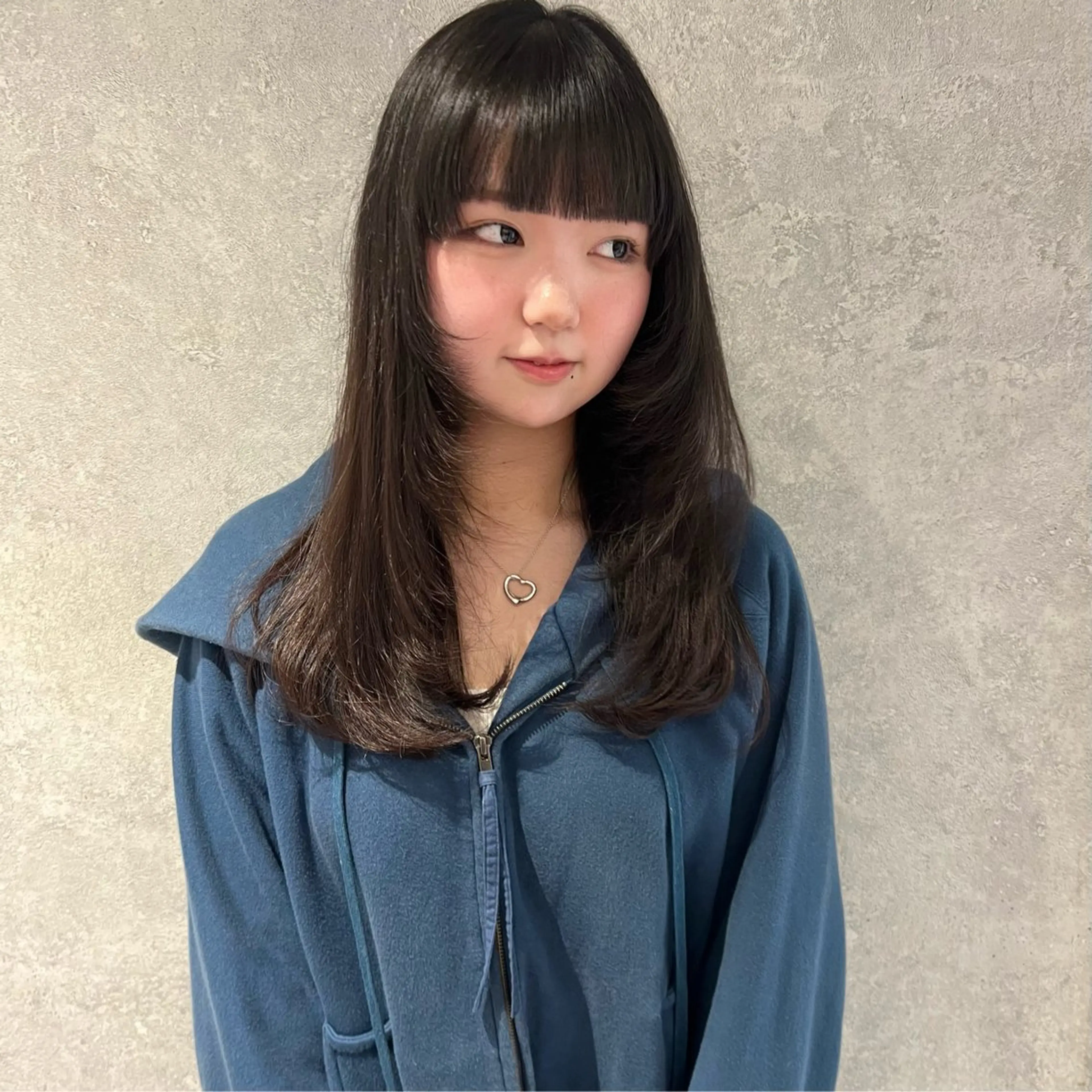 ロング ロングレイヤー 伸ばしかけ レイヤーカット ロング 似合わせカット カット AI TOKYO　S所属・mizuki 【韓国レイヤー】のヘアスタイル