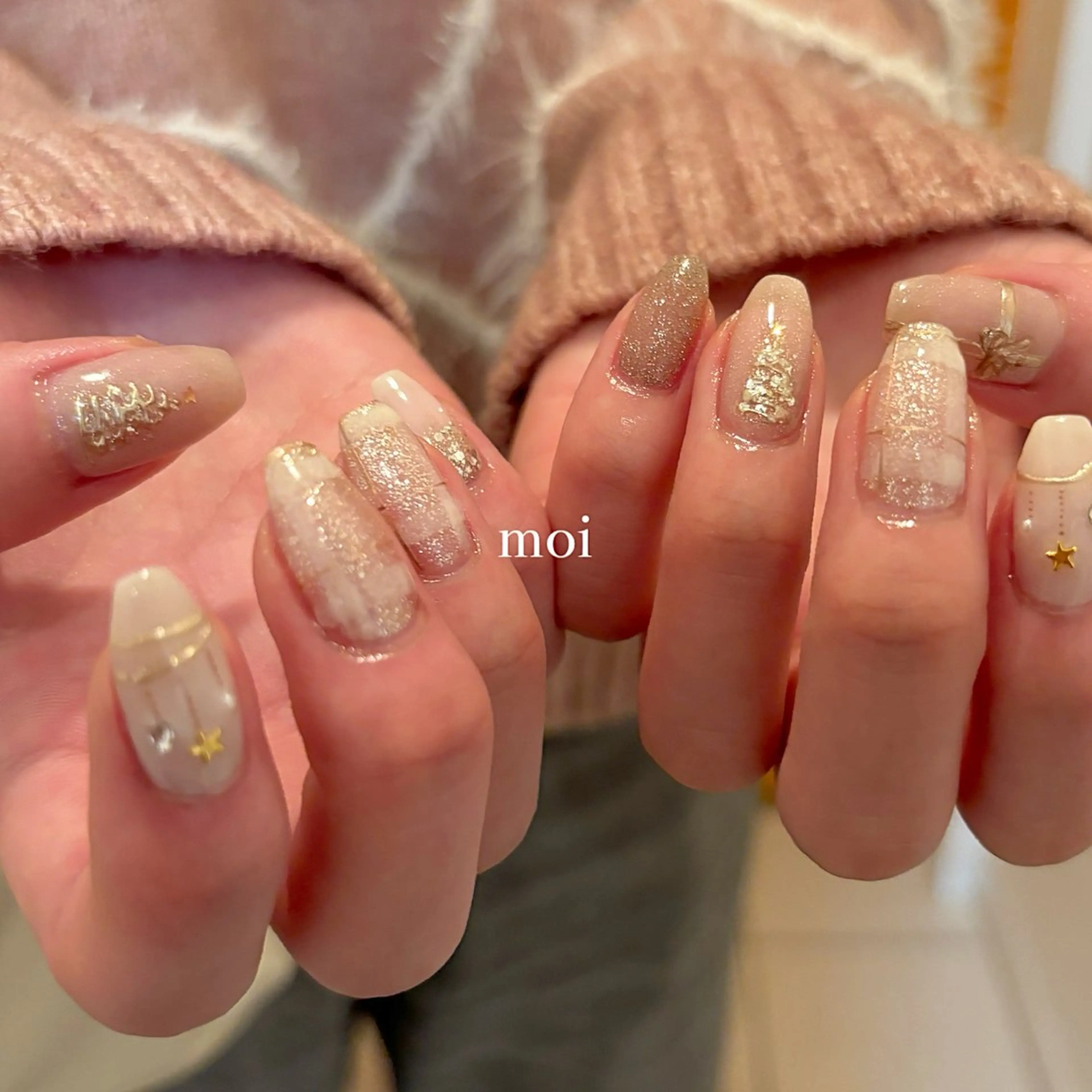 ネイル ハンドネイル moi nail ˙⋆.˚のネイルデザイン
