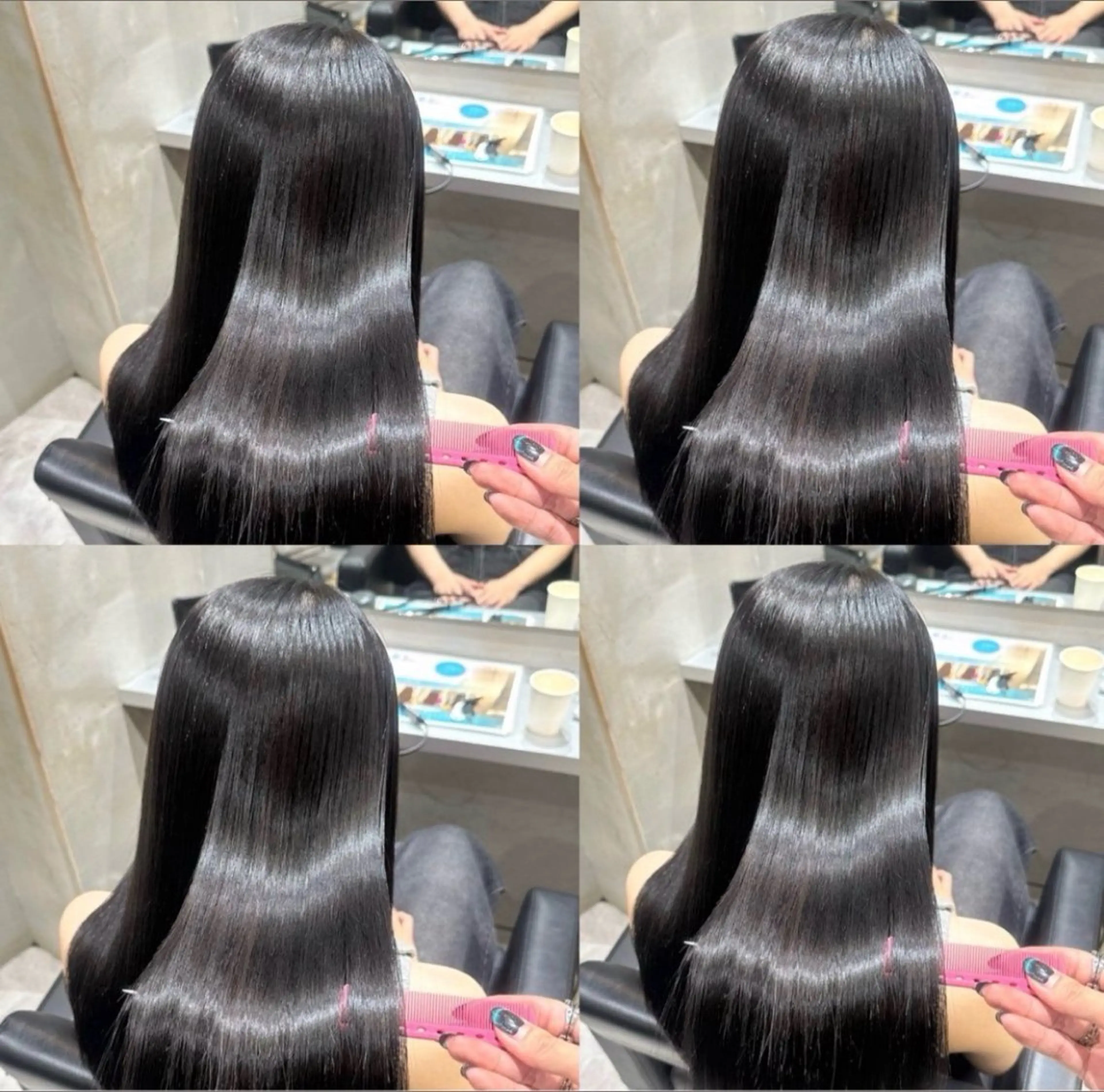 ロング カラー ヘアカラー トリートメント ブリーチなしカラー/ 髪質改善/艶髪そうまのヘアスタイル