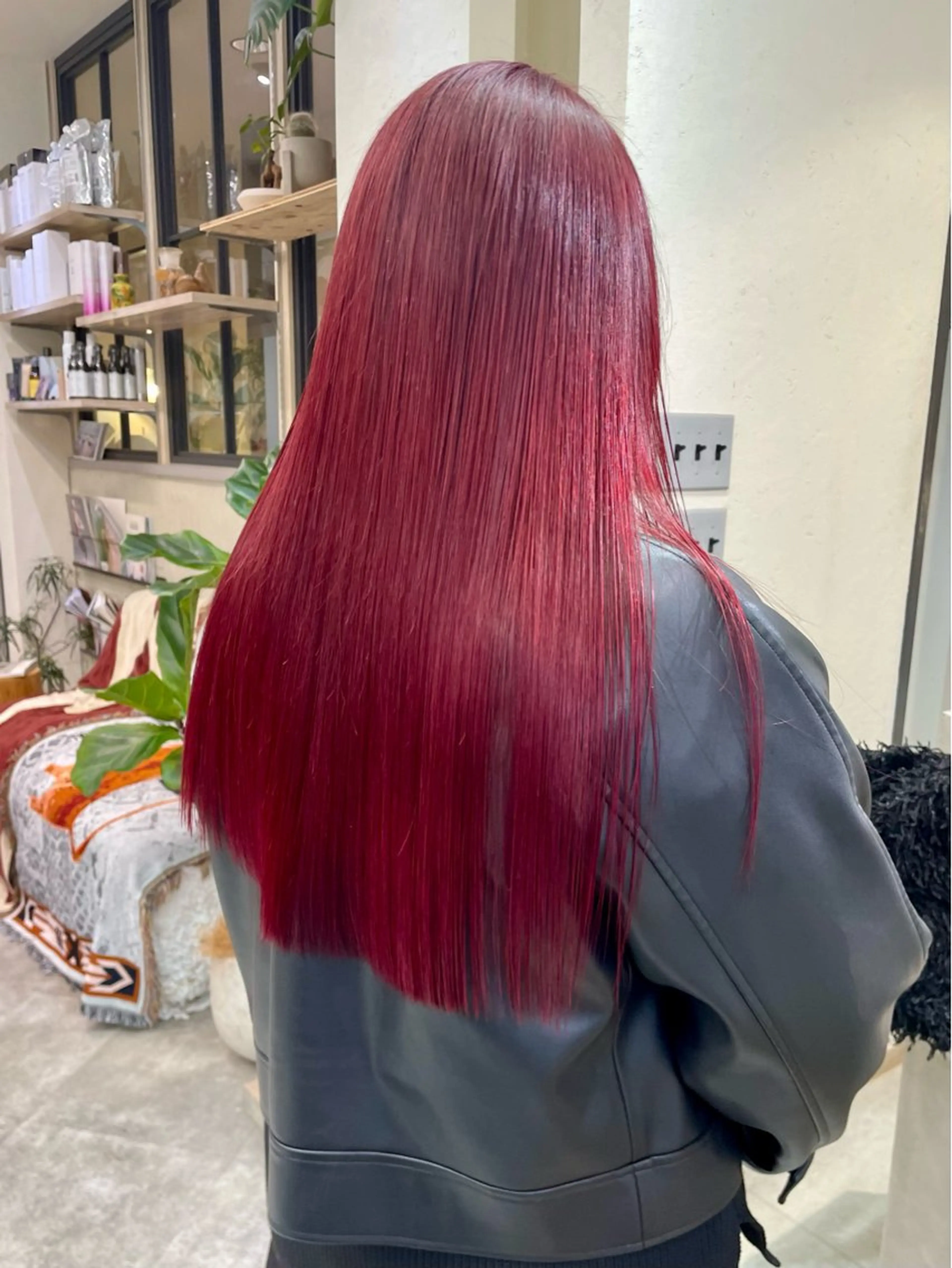 ロング カラー ブリーチ ダブルカラー ブリーチなしカラー カット ヘアカラー トリートメント カノン‎/暖色カラー /オリーブカラーのヘアスタイル