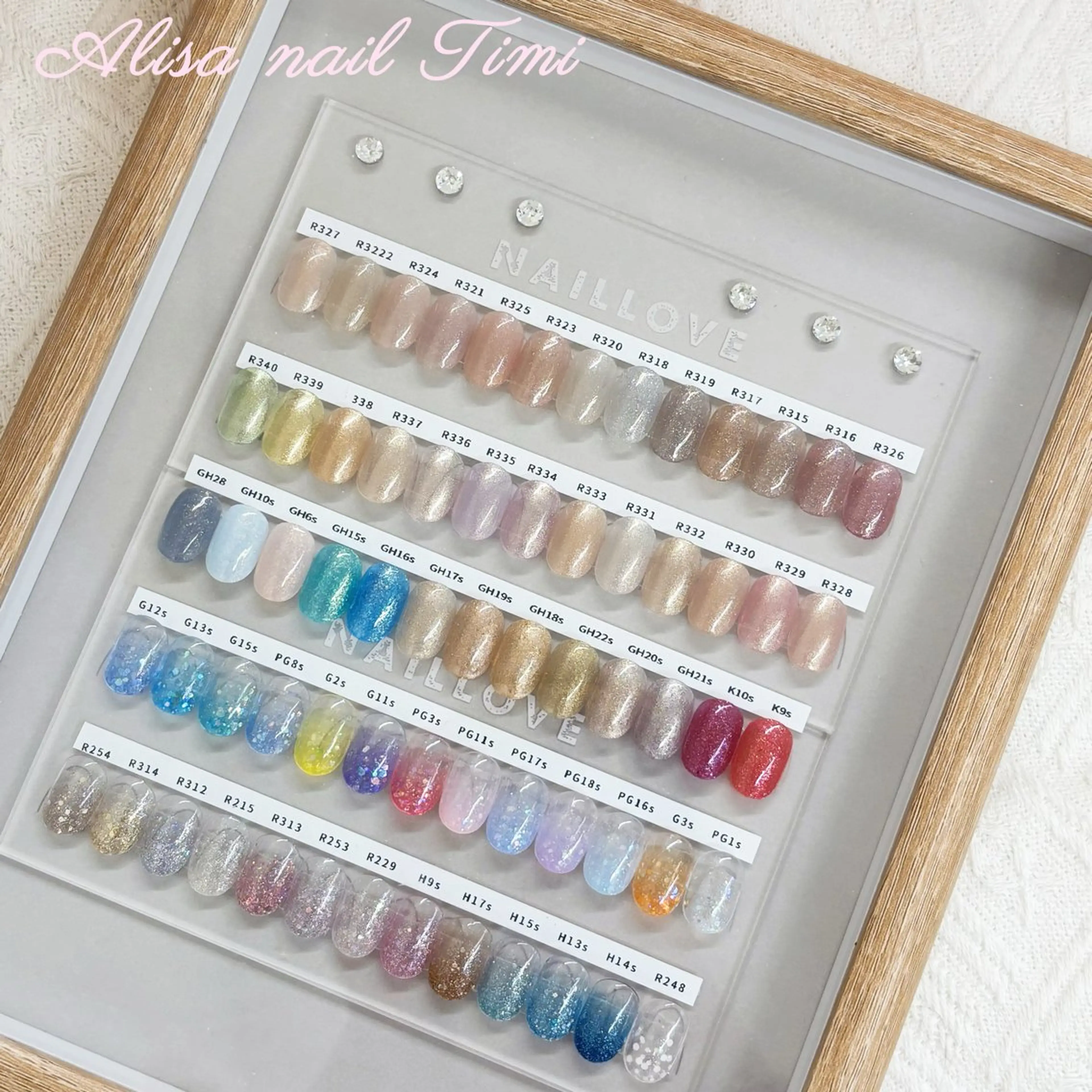 ネイル グラデーション ラメ(グリッター) ラメグラデーション ハンドネイル Alisa nail Timiのネイルデザイン