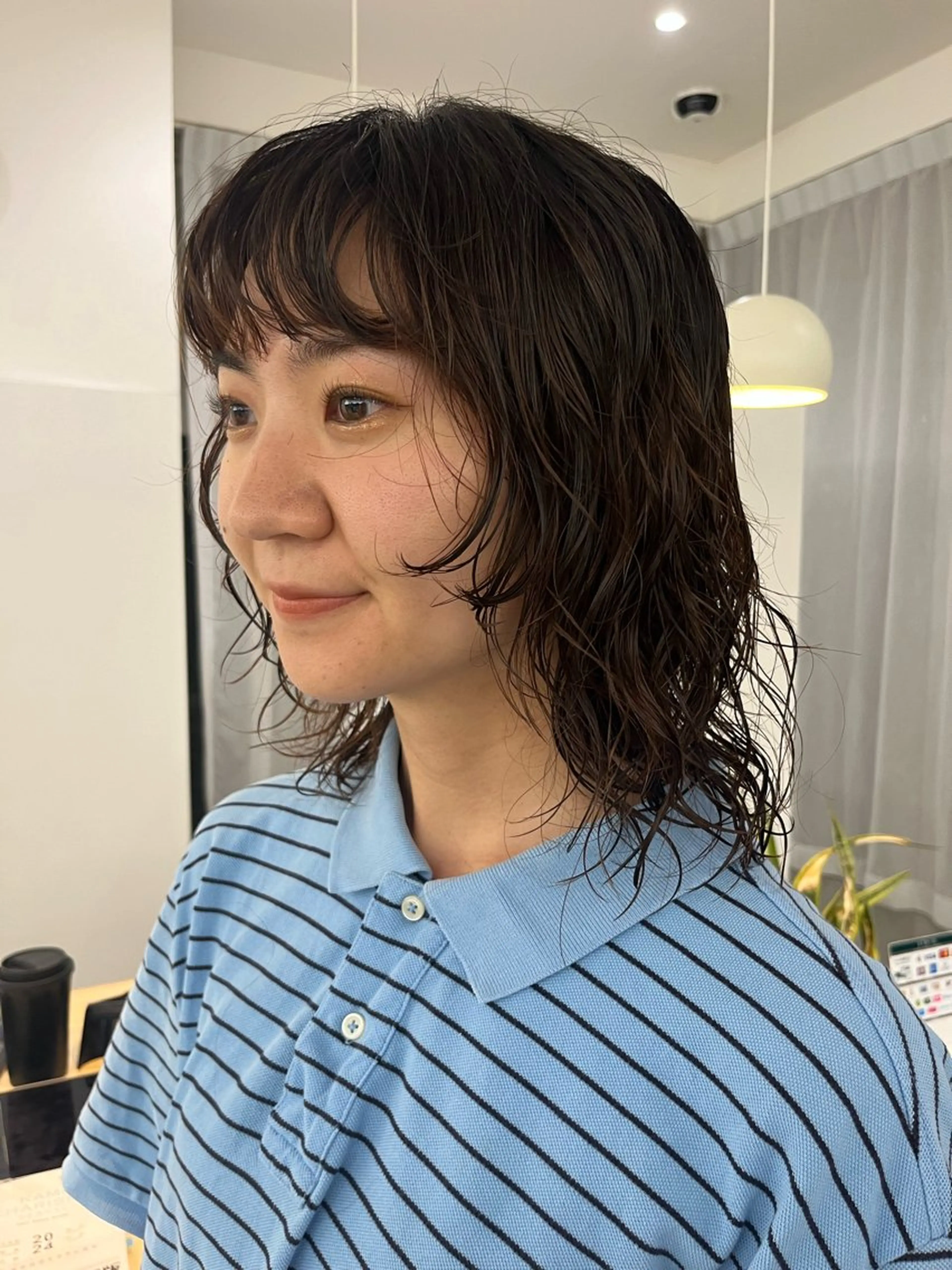 パーマ 瀬長なおみ U too e'sのヘアスタイル