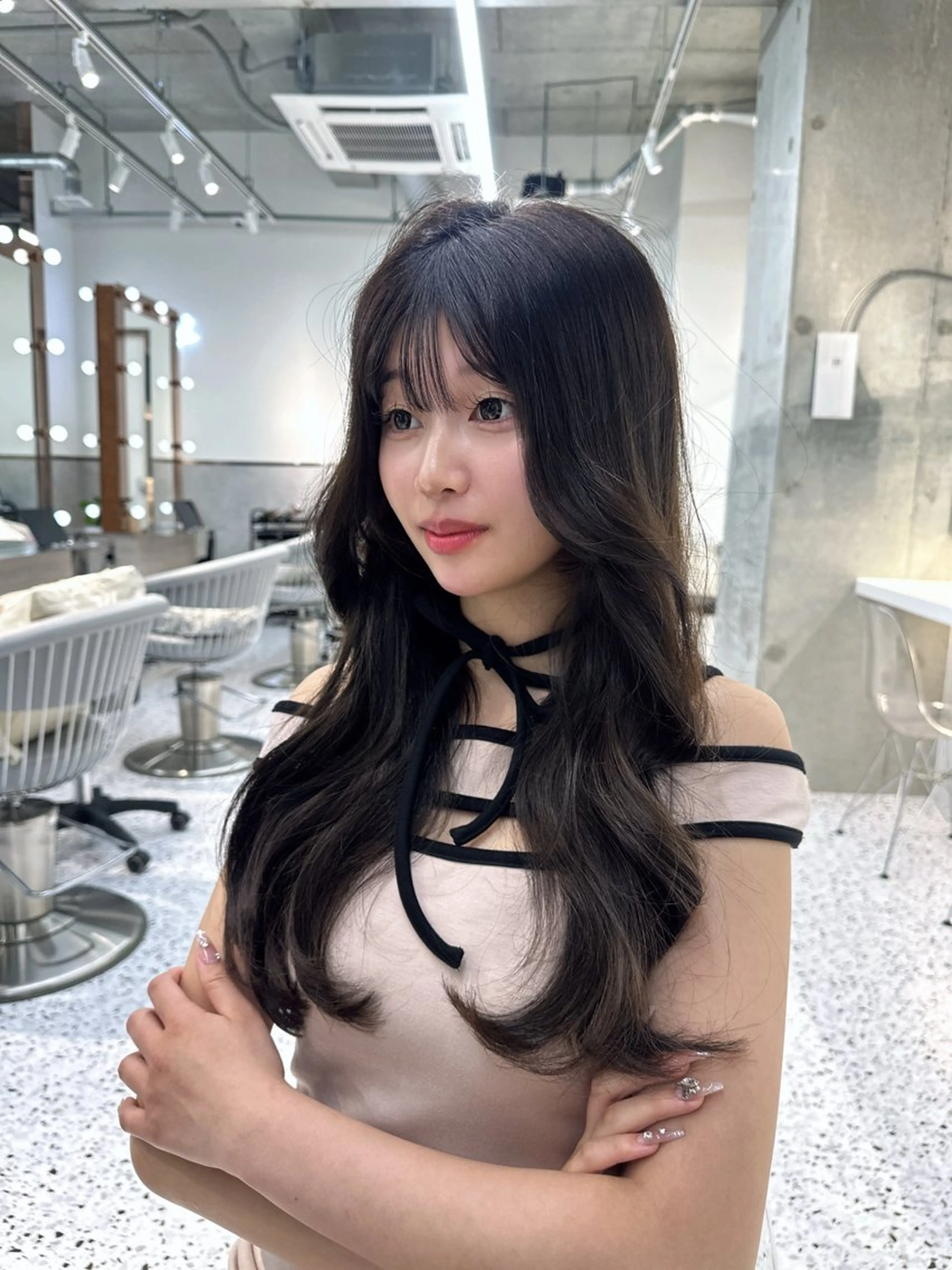 ロング カラー 髪質改善×韓国ヘアサロン Role 博多【ロール】所属・yui🎀ブリーチ なしWカラー／博多のヘアスタイル