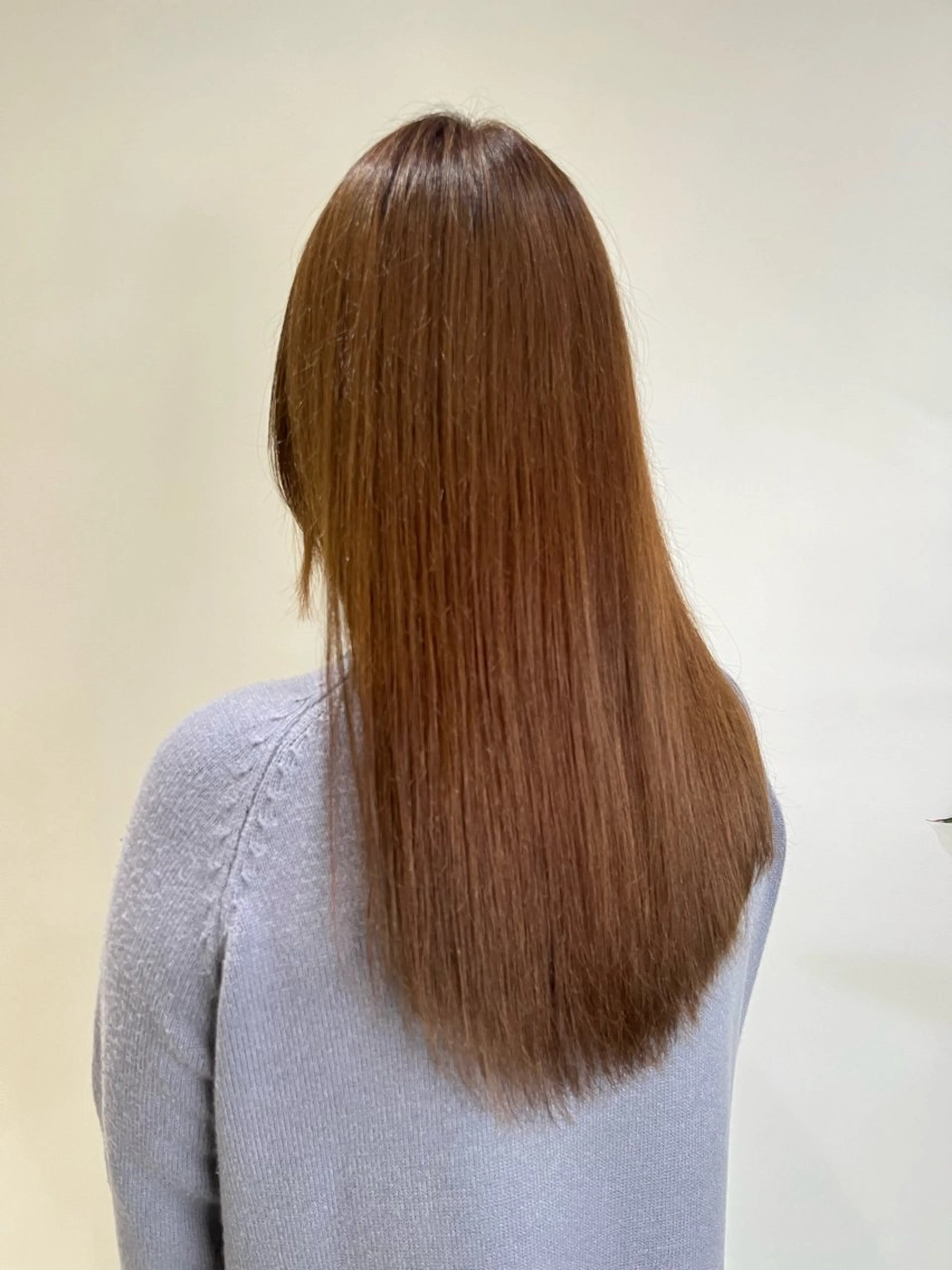セミロング 髪質改善 トリートメント 縮毛矯正 野村 なりあのヘアスタイル