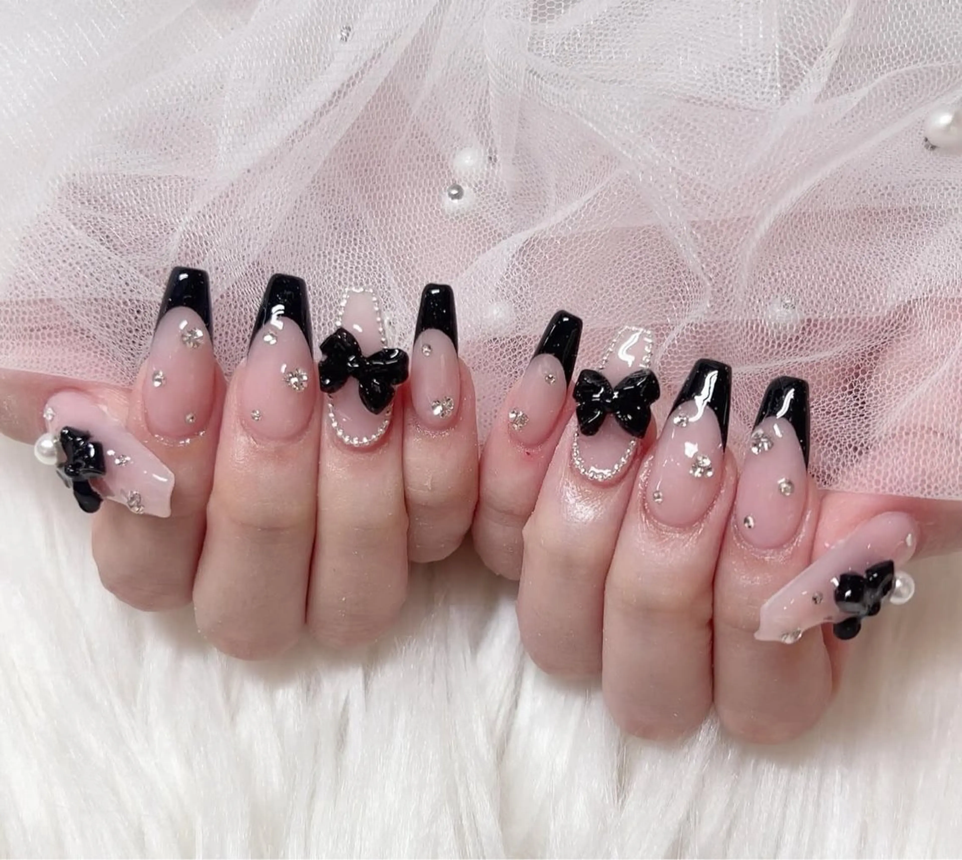 ネイル ジェルネイル 韓国ネイル マグネットネイル ネイルチップ 冬ネイル ハンドネイル Lenie Nailのネイルデザイン