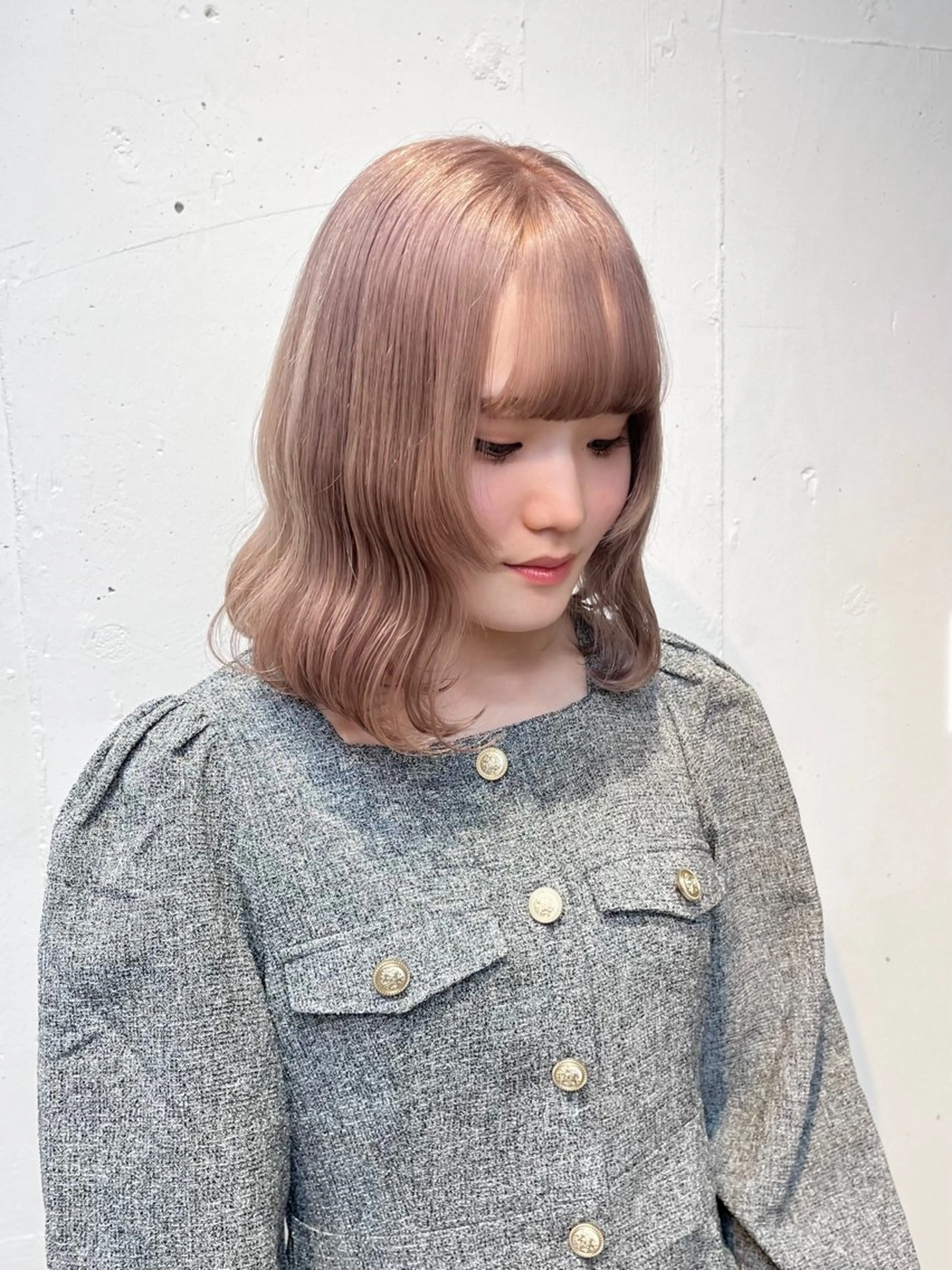 ミディアム カラー ブリーチ ヘアカラー 🎀taro ブリーチなしカラーのヘアスタイル