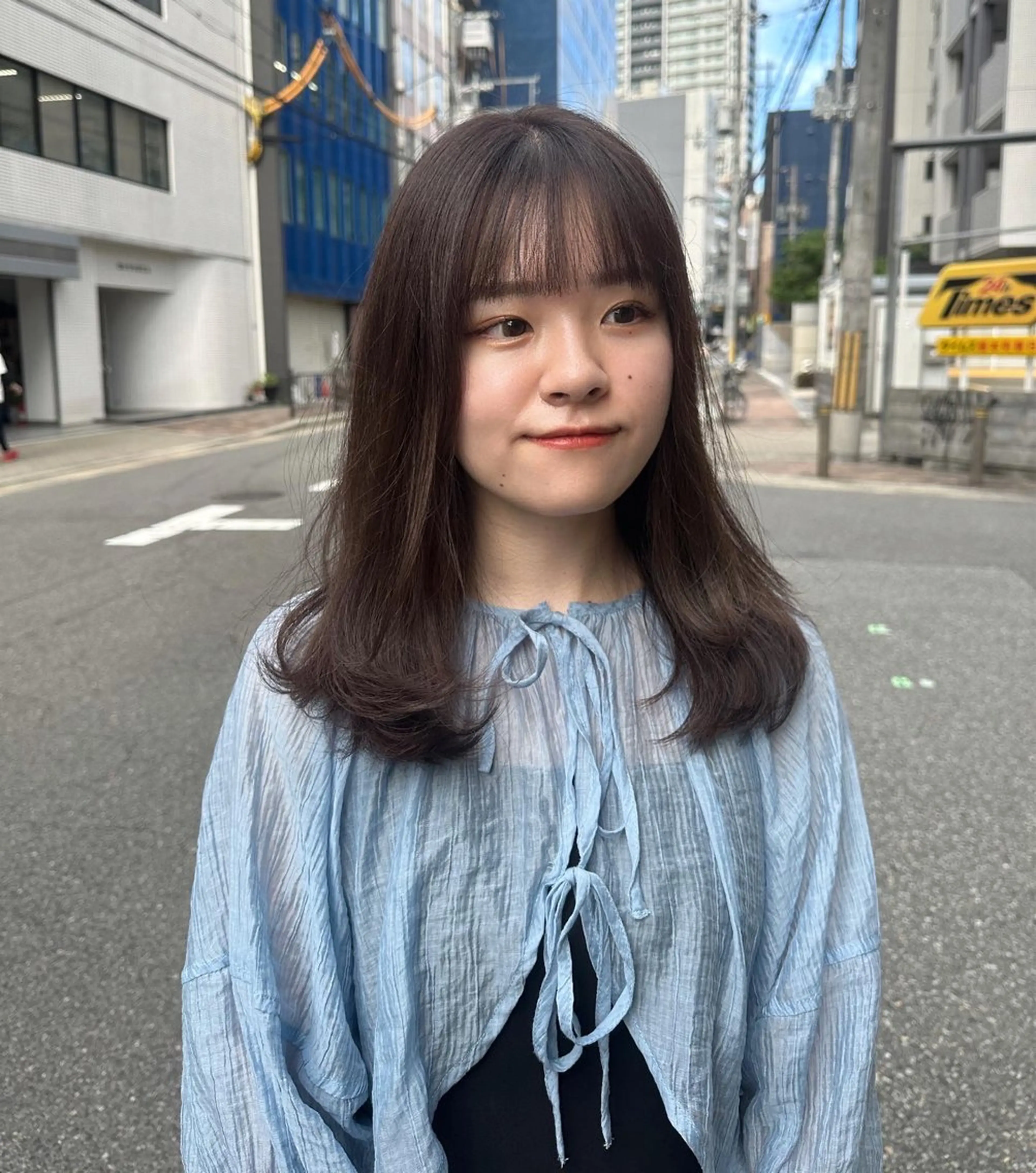 似合わせカット＋3step＋クイックマッサージシャンプーブロー＋コテ巻きアレンジ🩵の写真