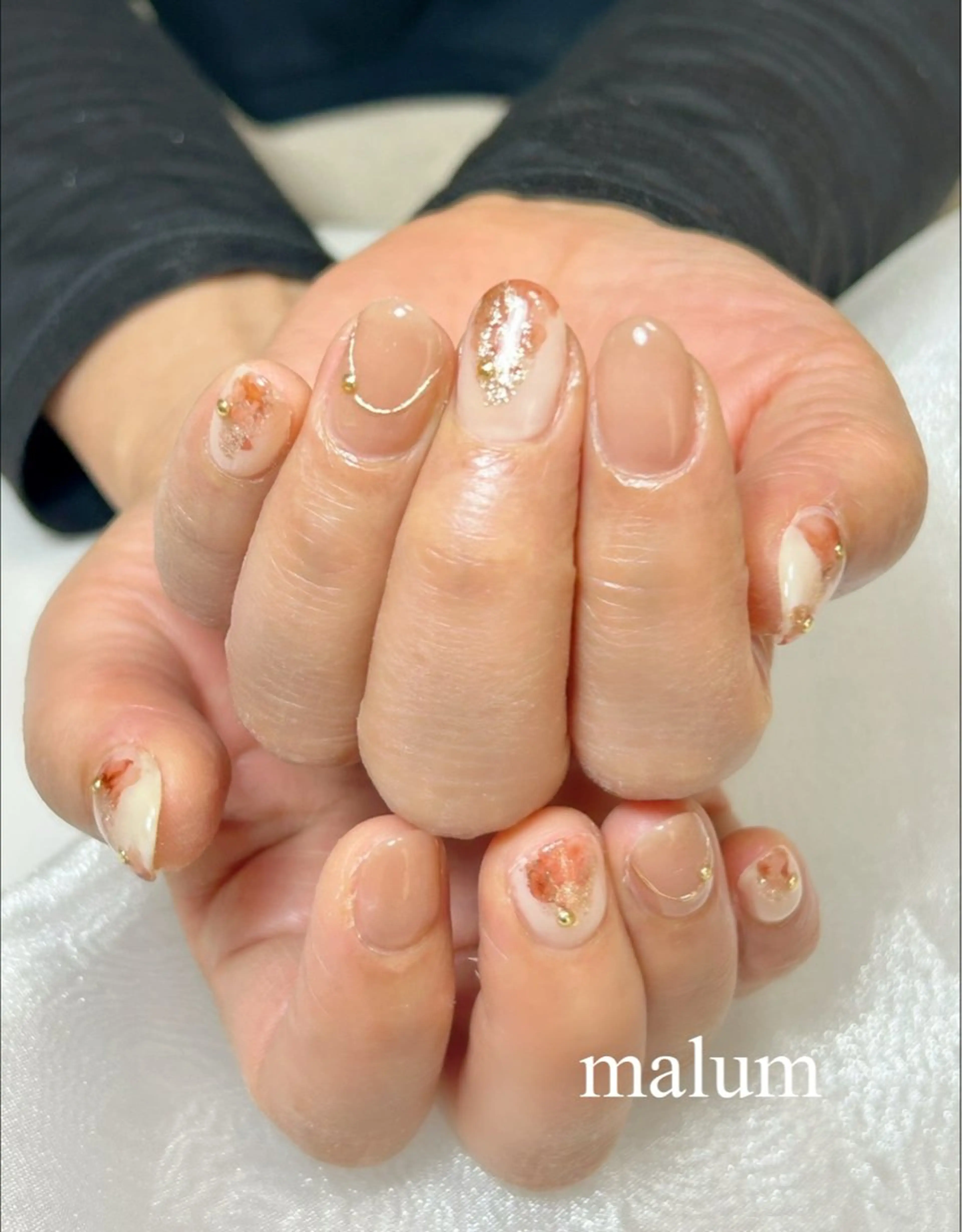 ネイル ハンドネイル malum nailのネイルデザイン