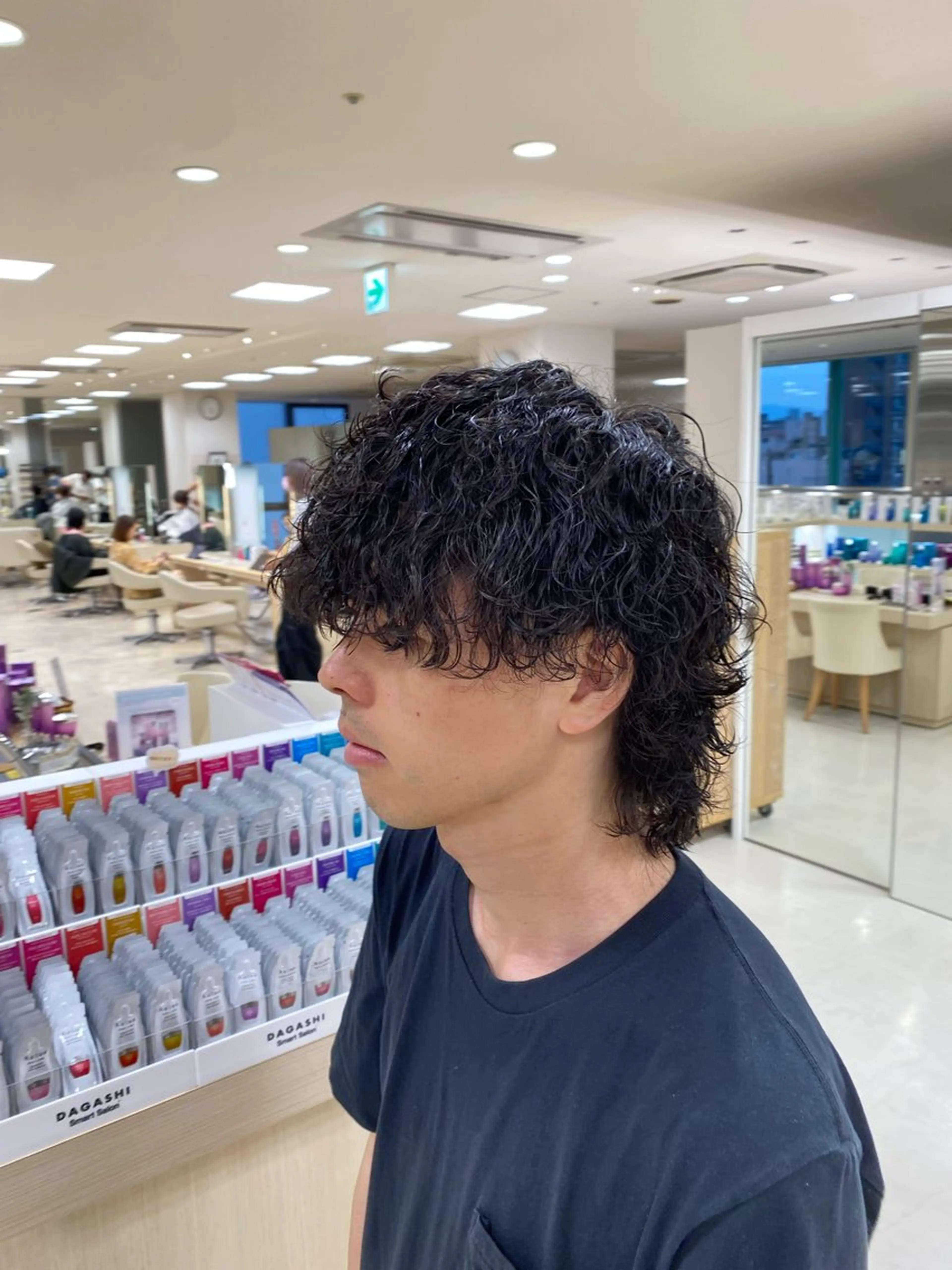 ミディアム パーマ メンズ カット パーマ トリートメント 湘南/メンズパーマ/ 支持率No.1ユチカのヘアスタイル