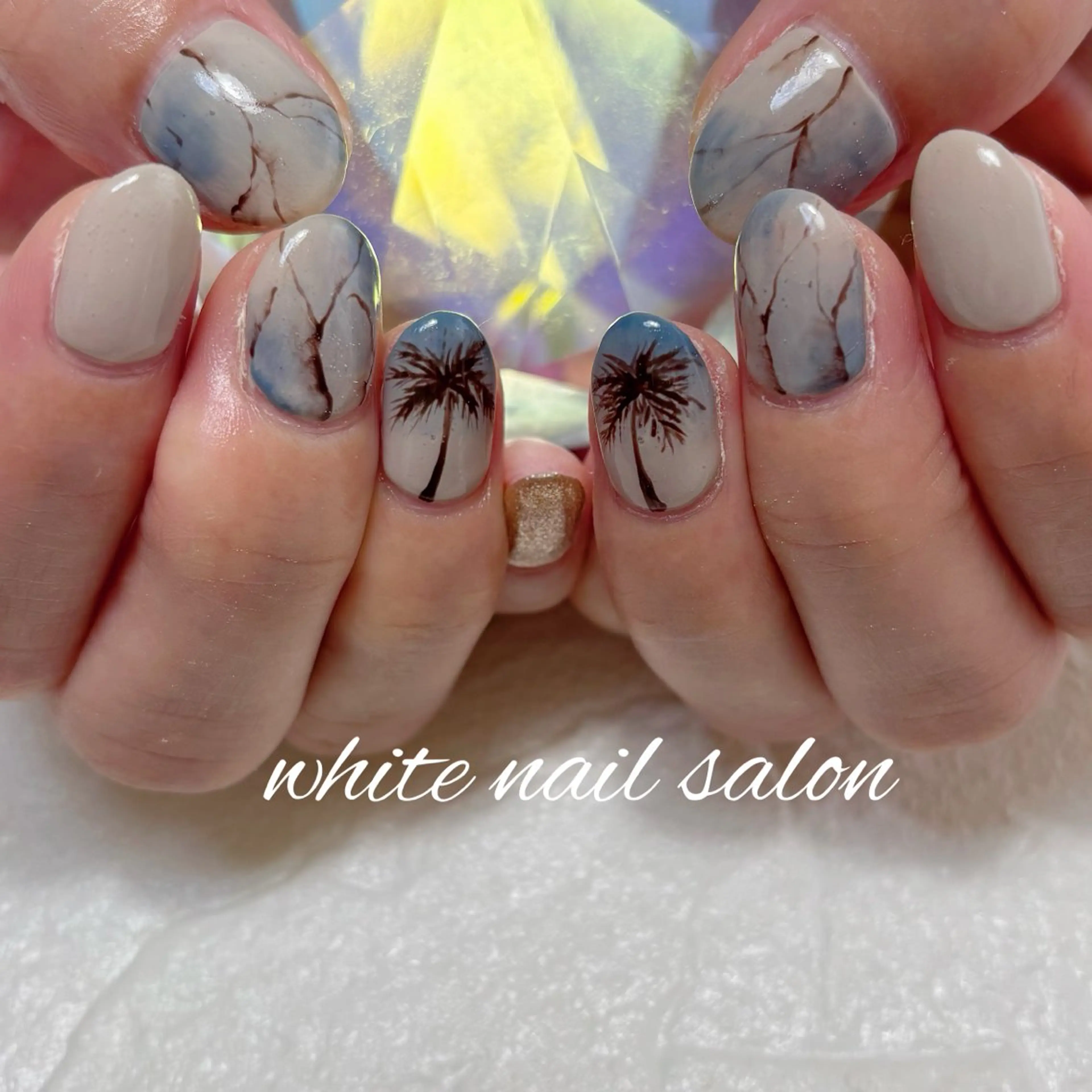 ネイル フットネイル ハンドネイル white nail salonのネイルデザイン