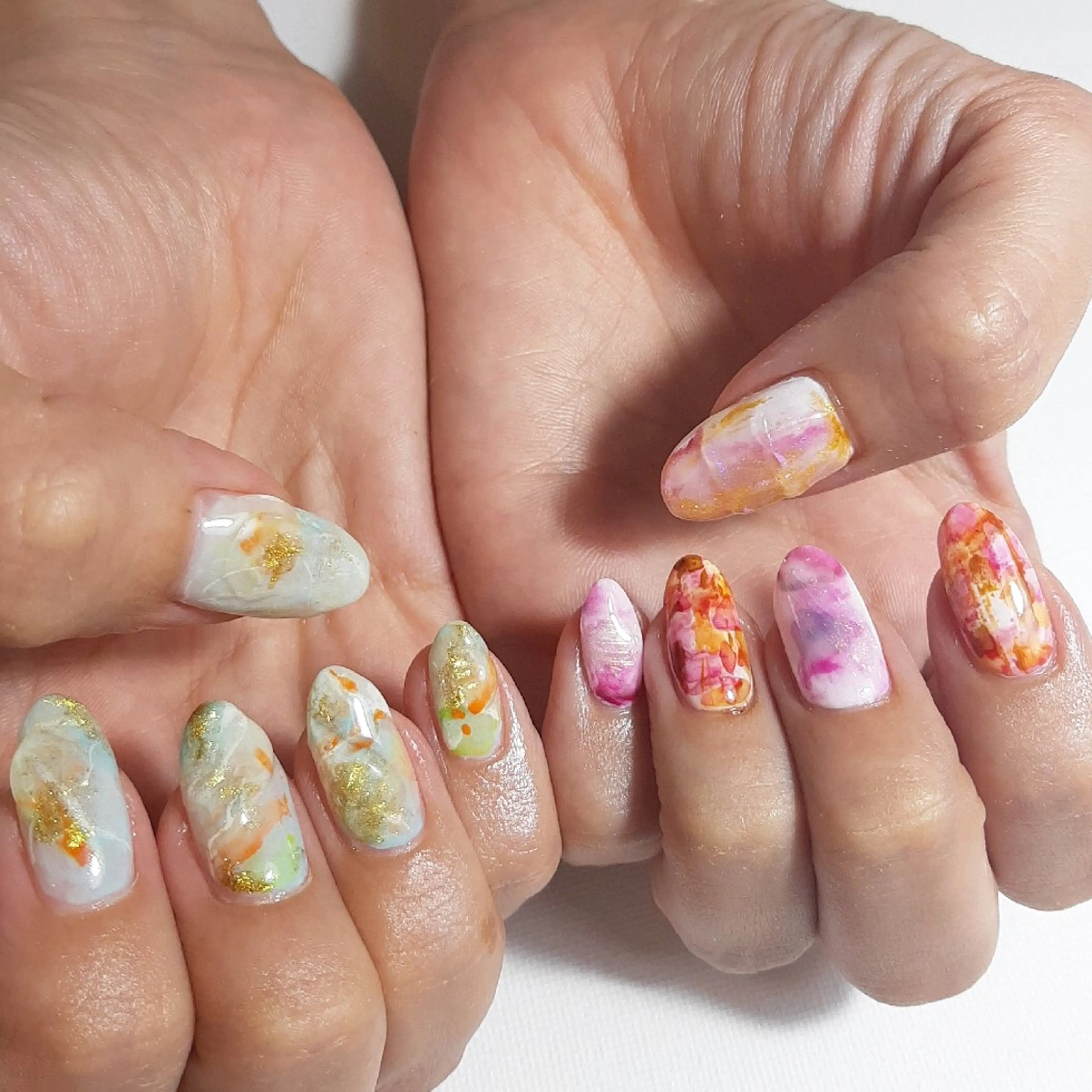 ネイル ジェルネイル 持ち込み ショートネイル owlnail /持込みデザイン専門のネイルデザイン