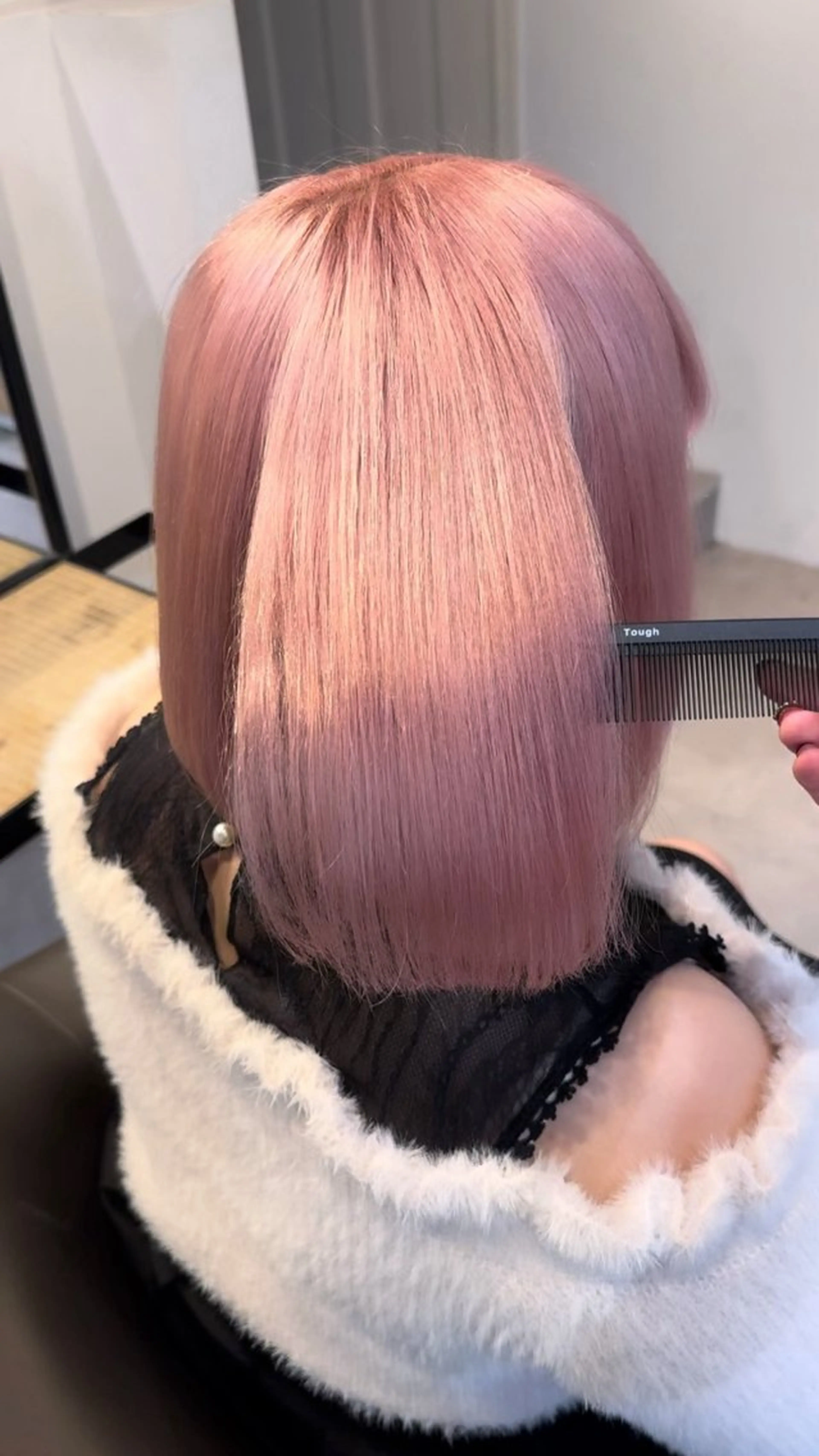 ミディアム カラー ハイトーンカラー ピンクカラー ヘアカラー トリートメント ハイトーン渋谷🌙 MINORIのヘアスタイル