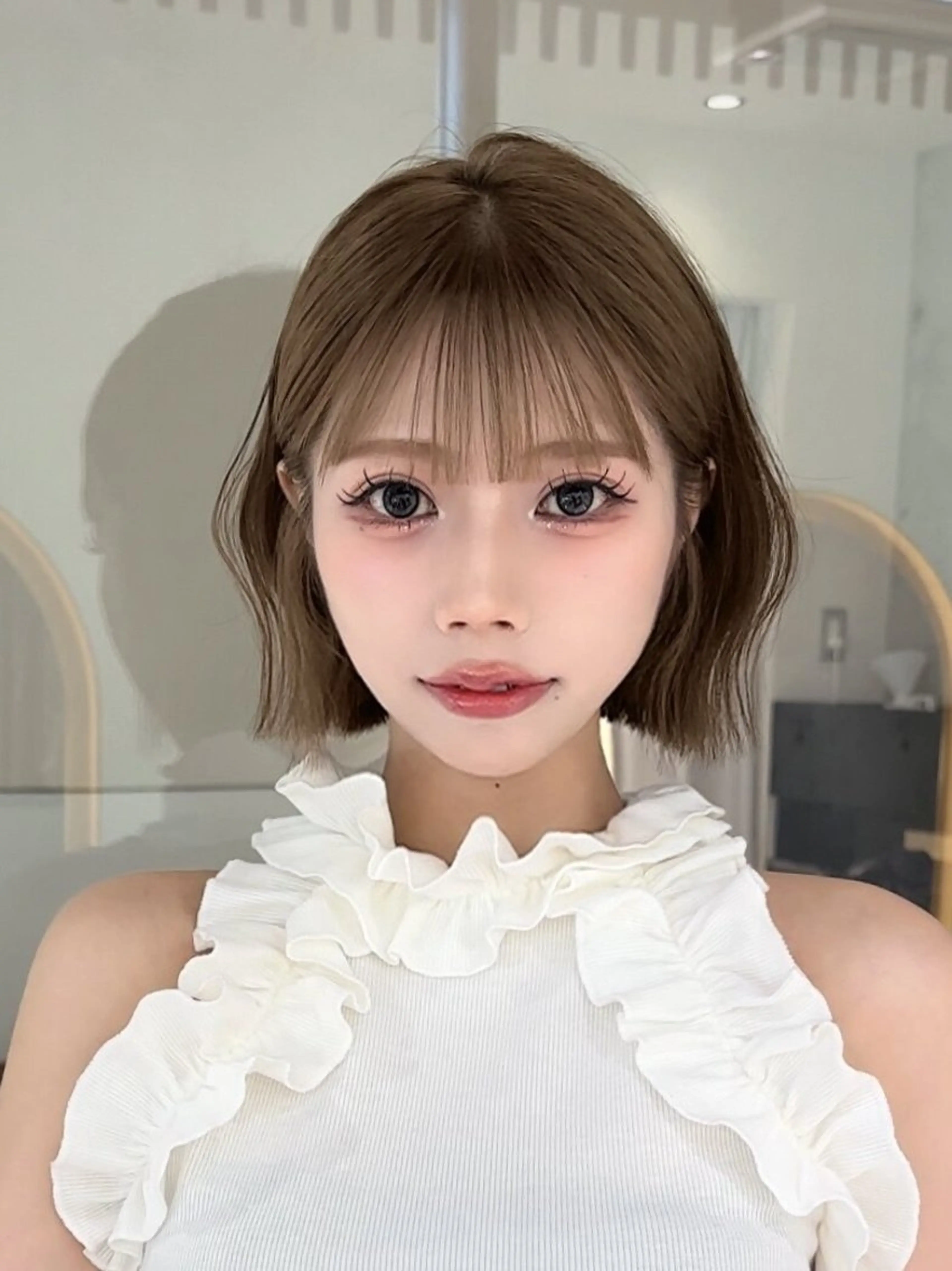 【🌷お出かけ前に簡単コテ巻き👩🏼💕】スタイリングレクチャー♫の写真