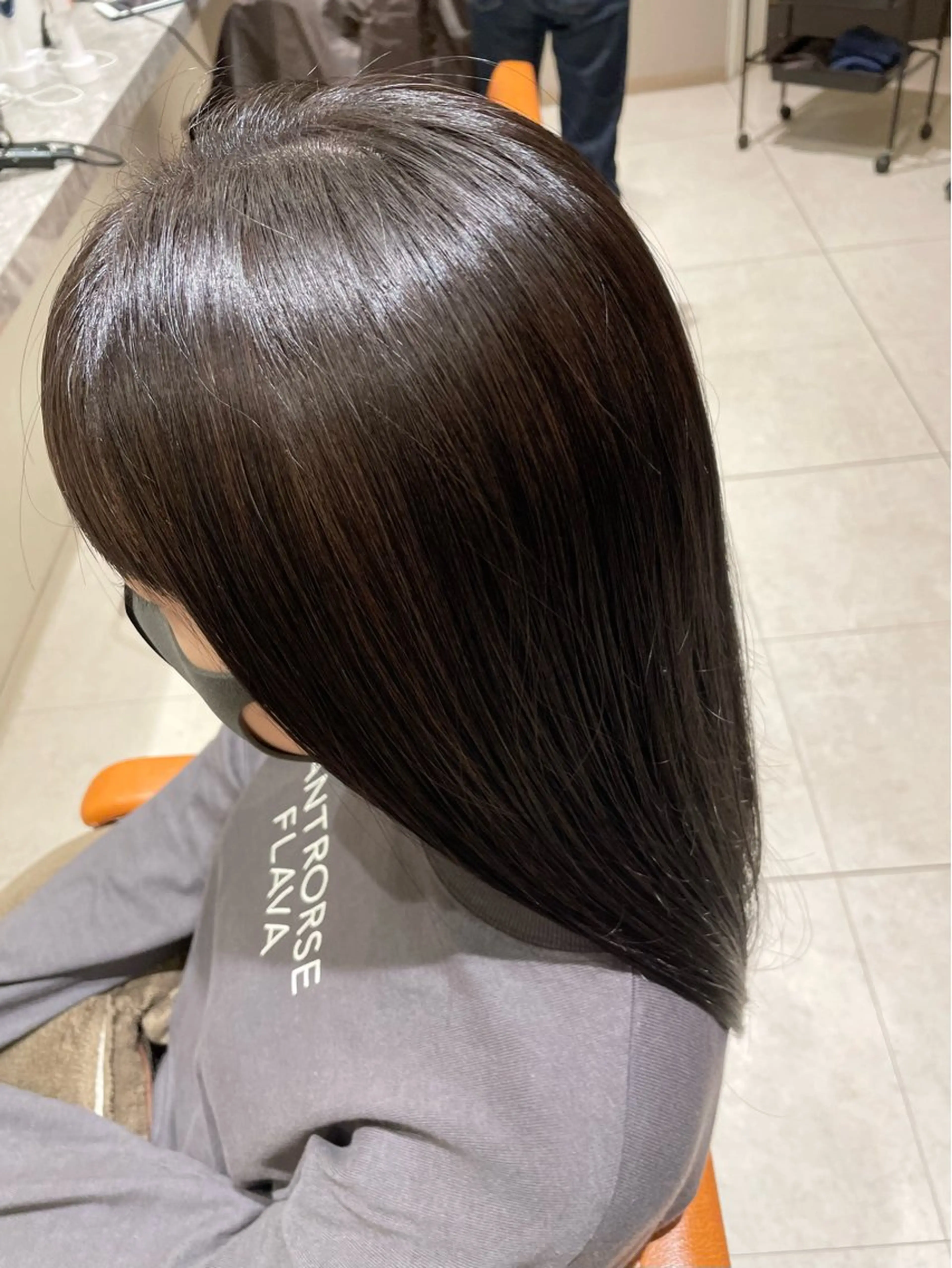 ロング カラー カット ヘアカラー トリートメント Merry  Land日吉所属・暖色/ベージュ/ メンズ/鈴木彩のヘアスタイル