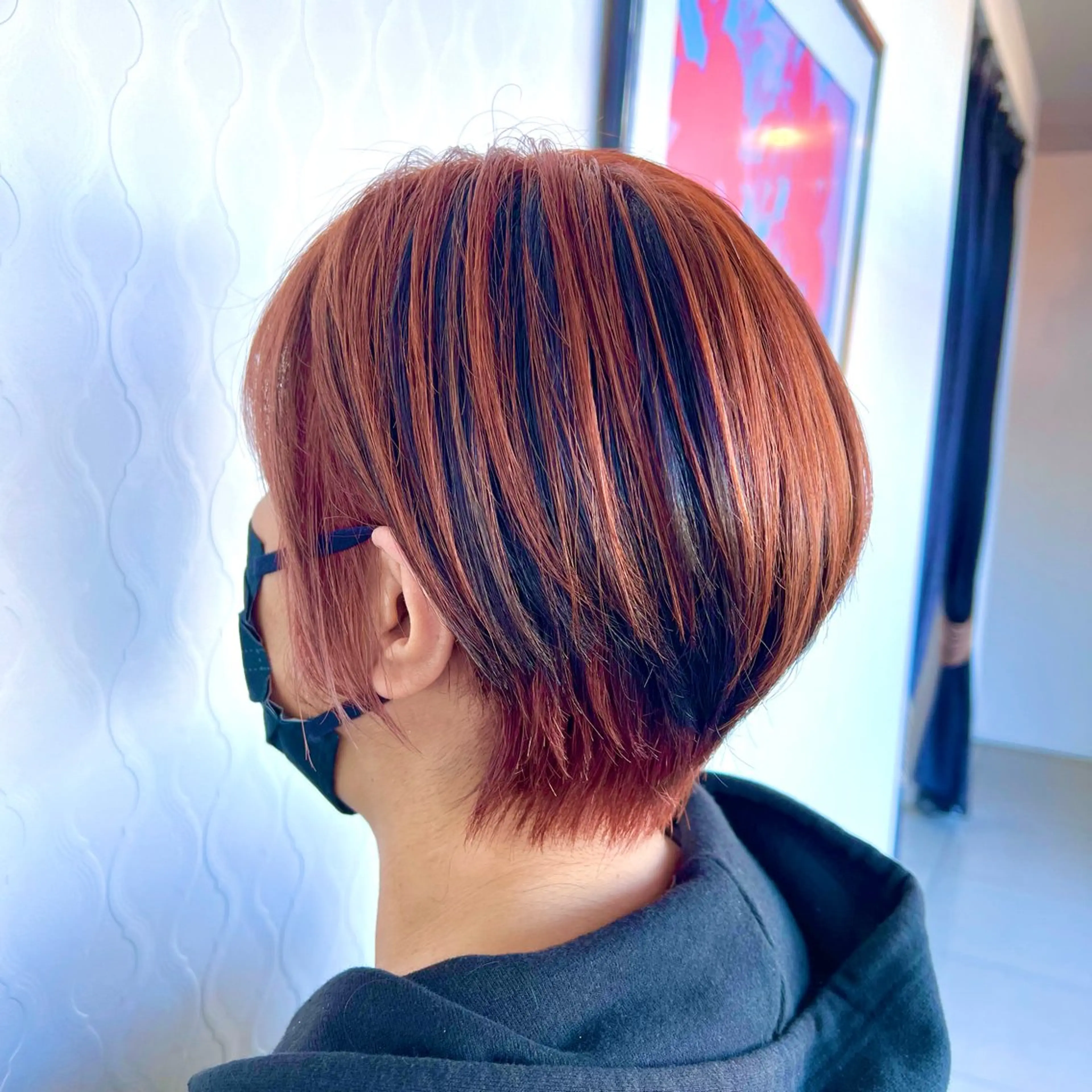 ショート カラー インナーカラー ミセス CA-PETZ 大石 ゆうなのヘアスタイル